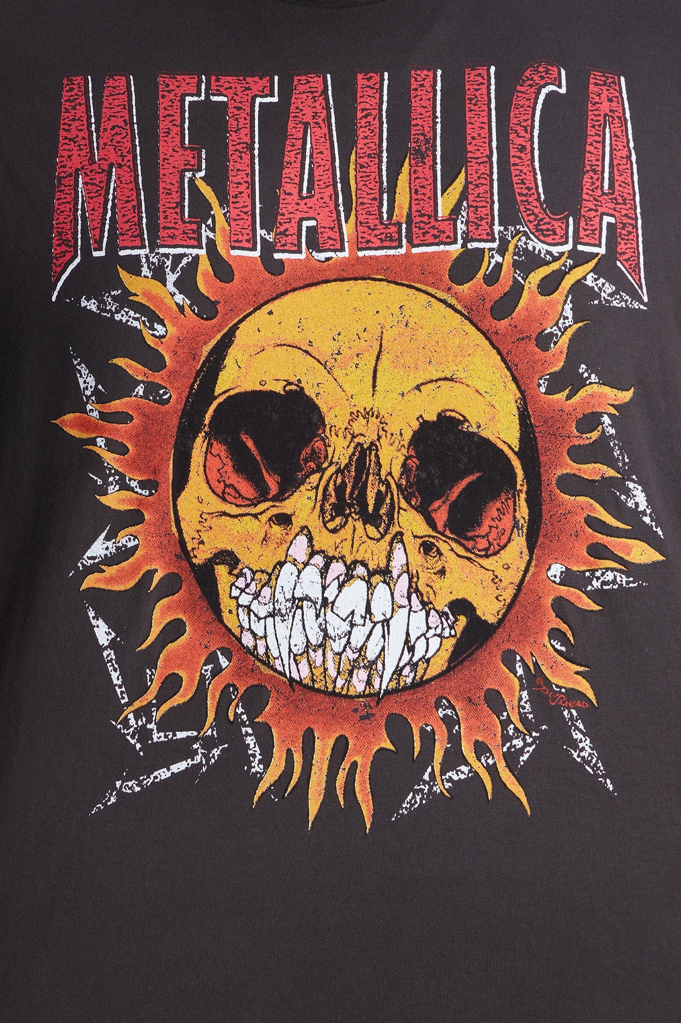 Metallica Summer Shirt 94 Boxy Short Sleeve Tee - Black Wash
