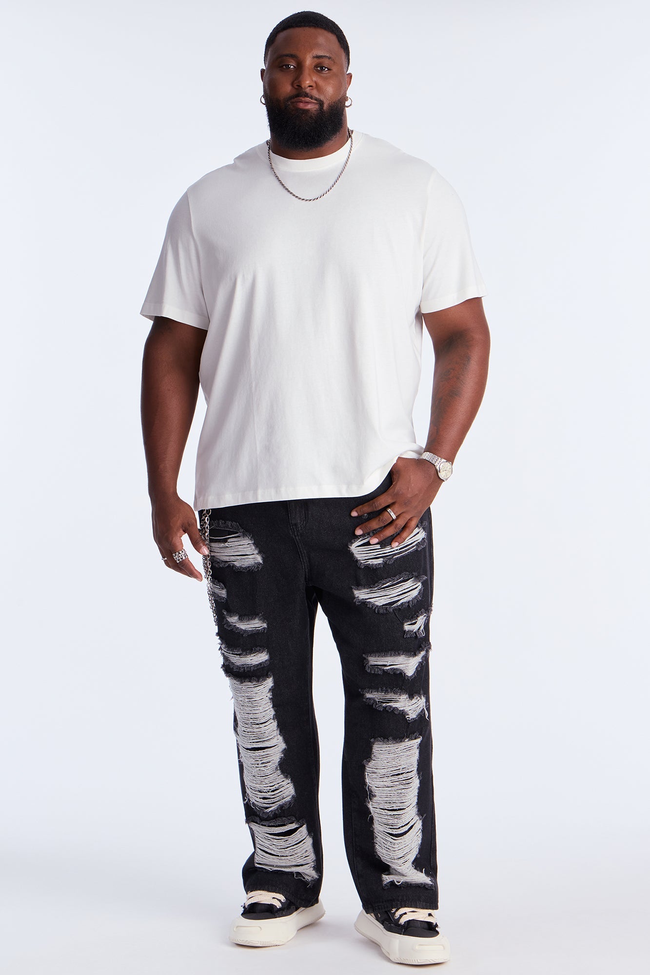 FN Essential Crew Tees 3 Pack - Black/combo