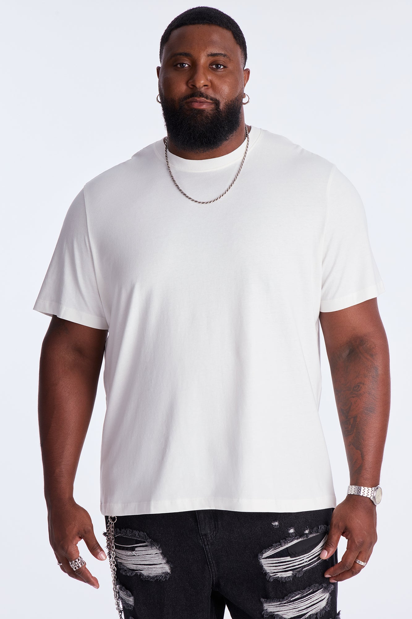 FN Essential Crew Tees 3 Pack - Black/combo