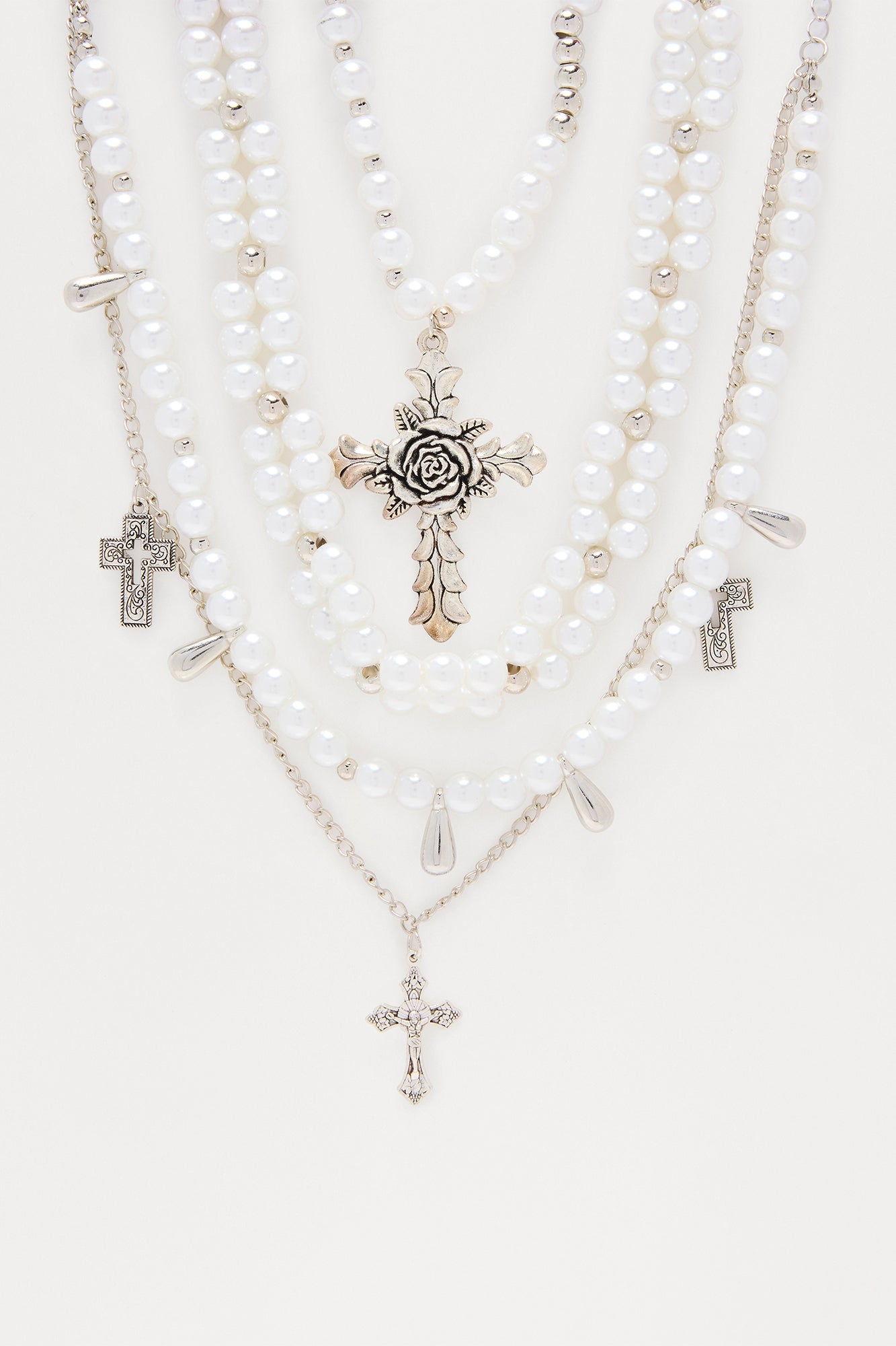 Sacred Days Layered Necklace - Silver