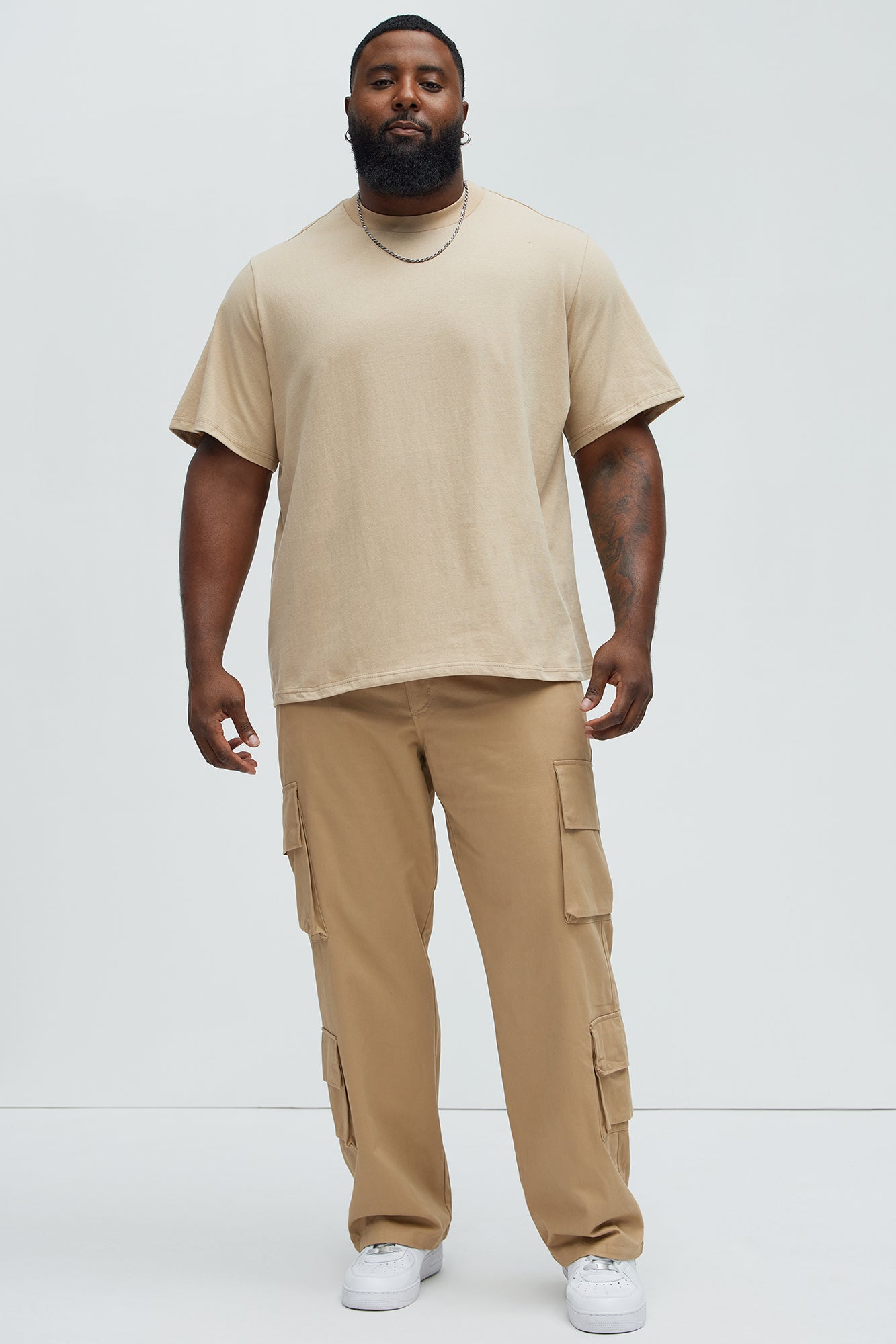 Oversized Heavyweight Tee 240GSM - Tan