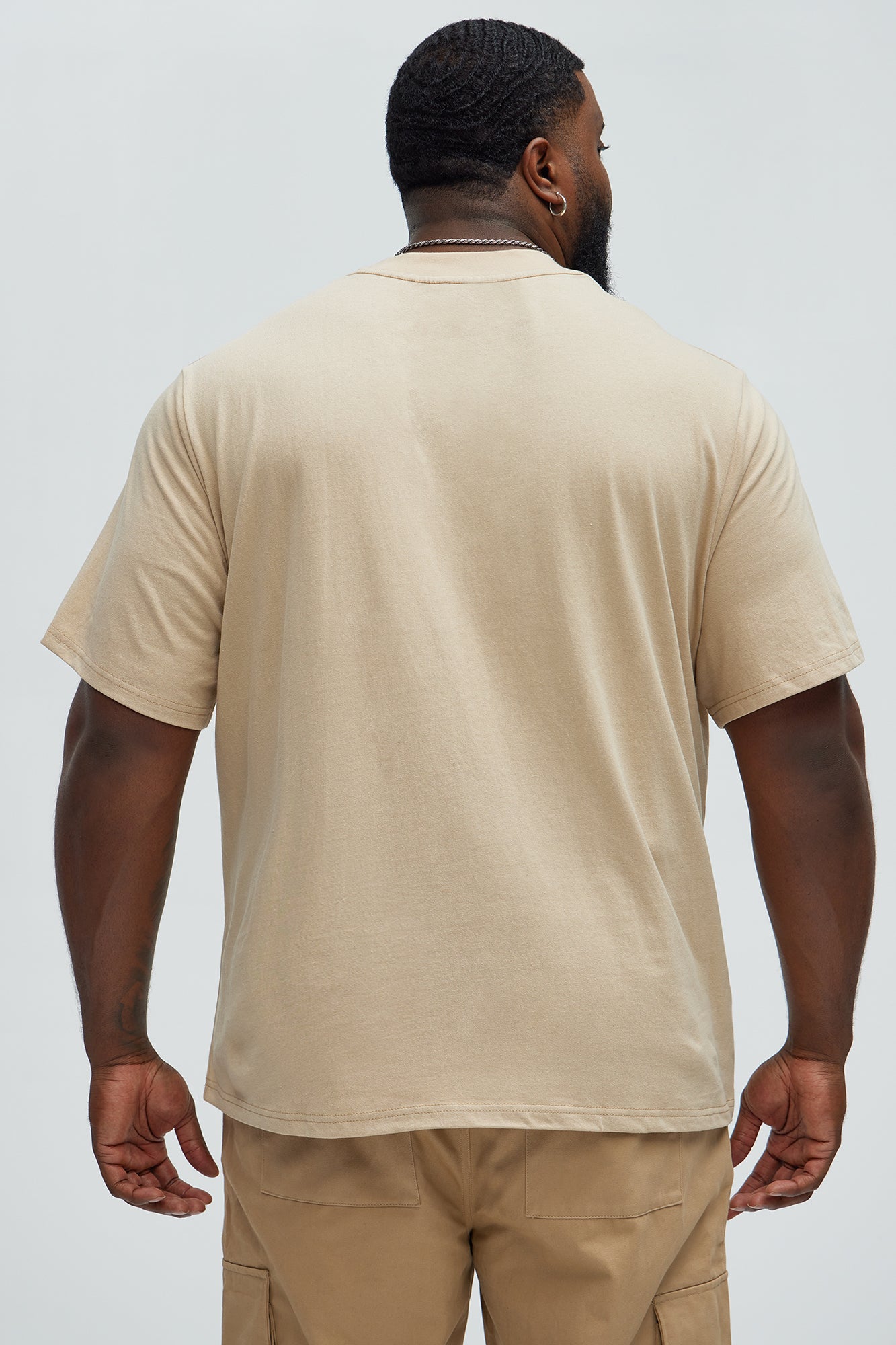 Oversized Heavyweight Tee 240GSM - Tan