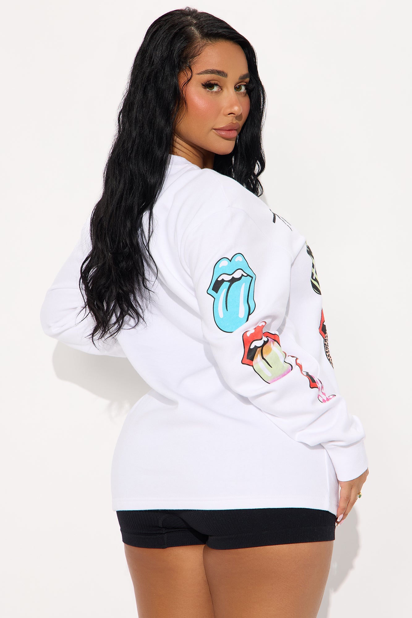 The Rolling Stones Tongue Out Sweatshirt - White