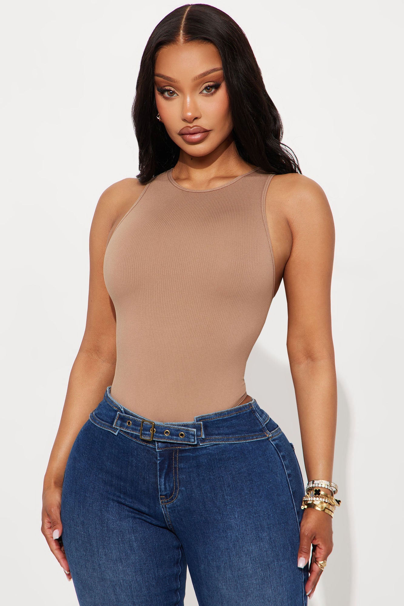 Sienna Seamless Bodysuit - Mocha