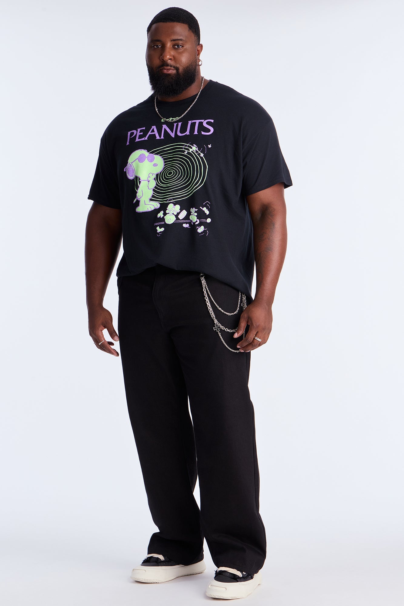 Snoopy Universe Short Sleeve Tee - Black