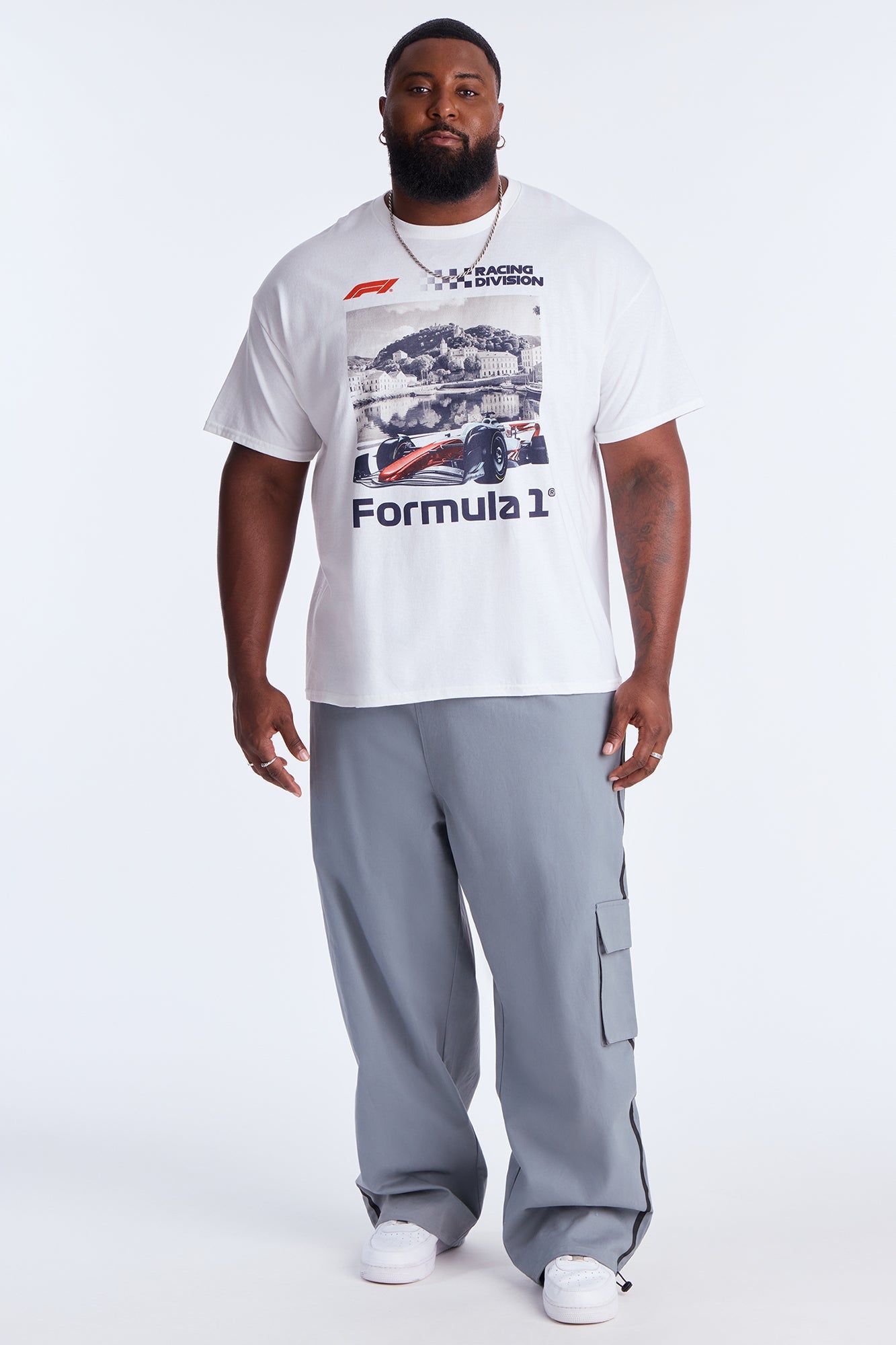 Formula 1 Race Division Short Sleeve Tee - White