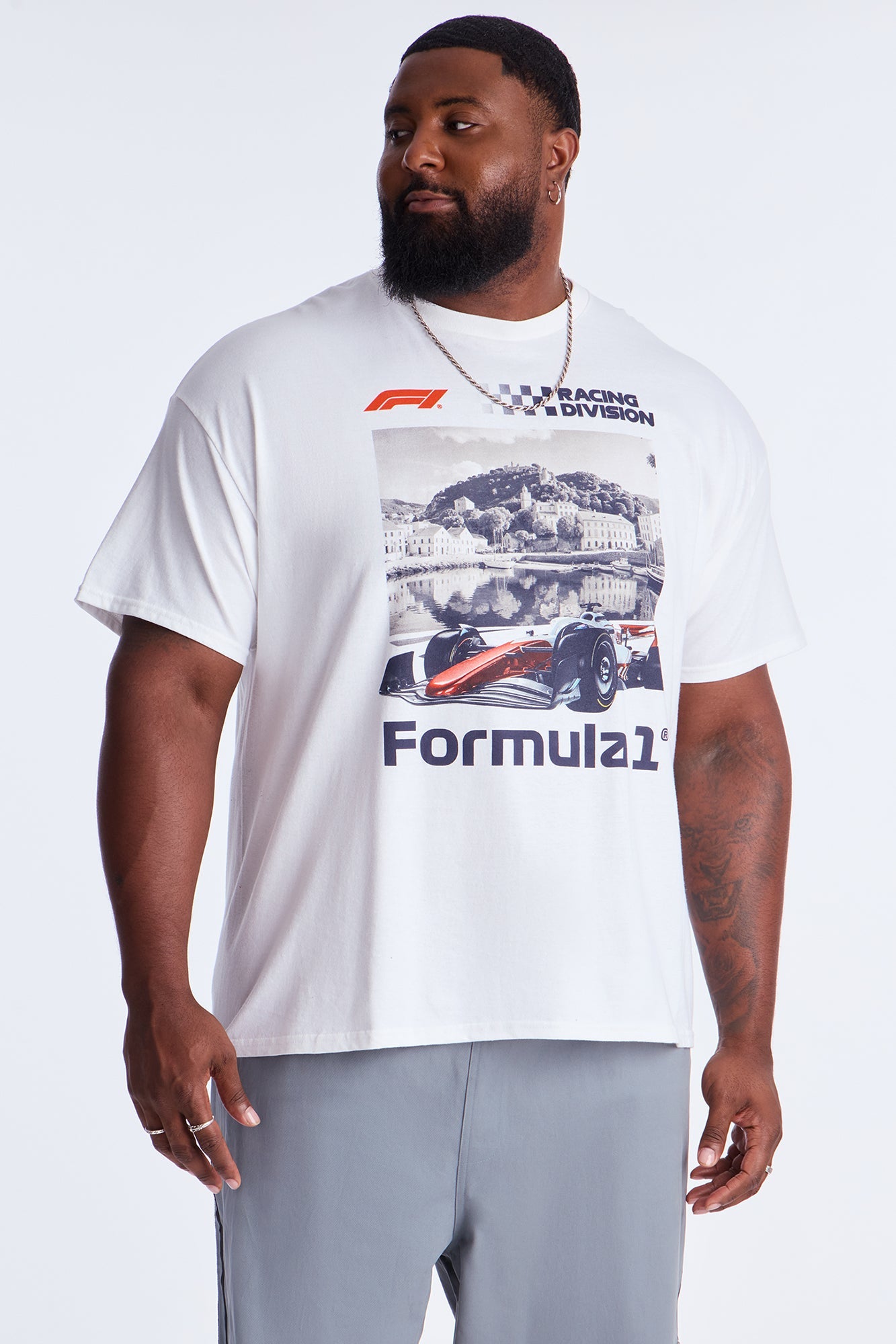 Formula 1 Race Division Short Sleeve Tee - White
