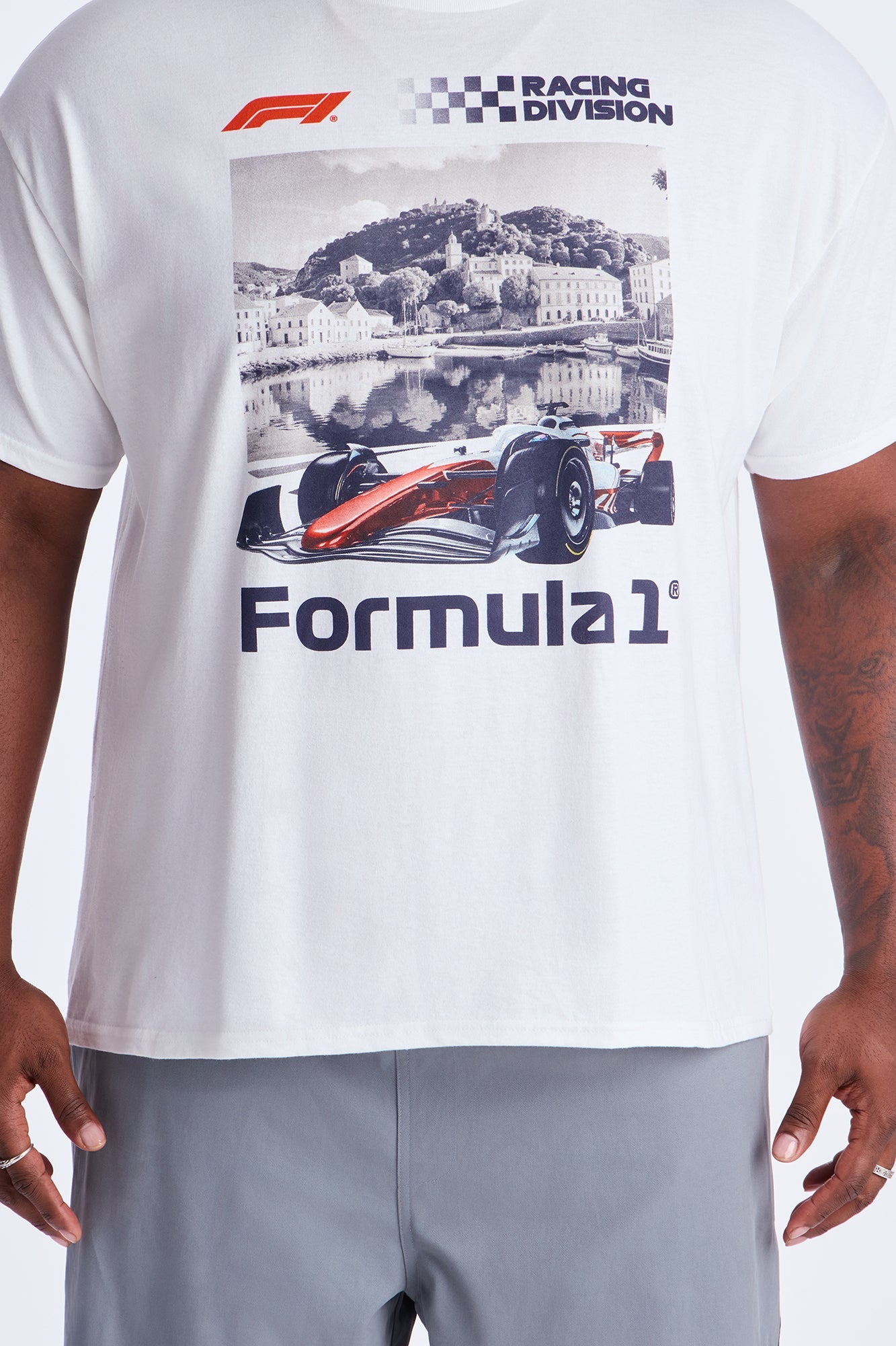 Formula 1 Race Division Short Sleeve Tee - White