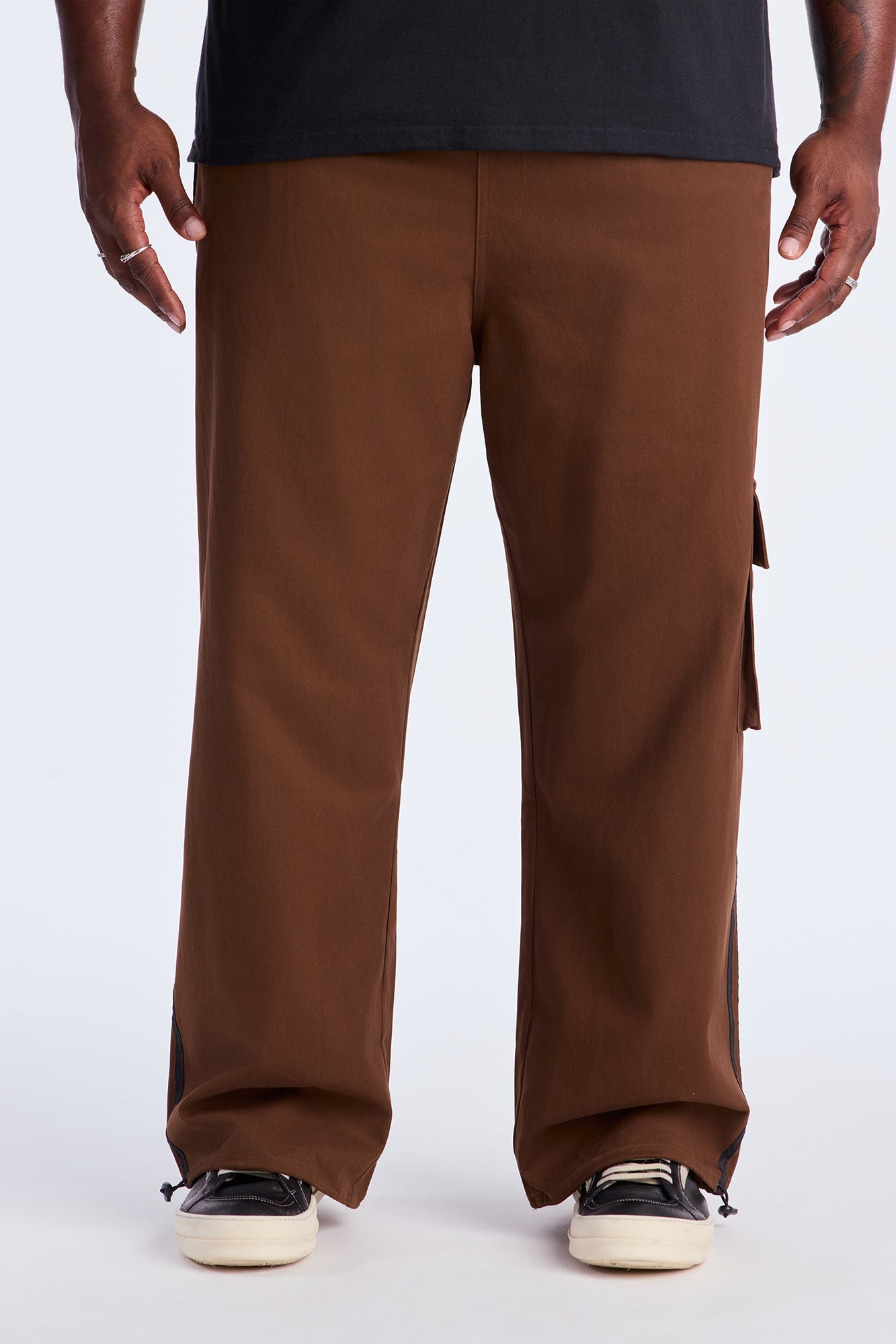 Baggy Run It By Track Pant - Brown