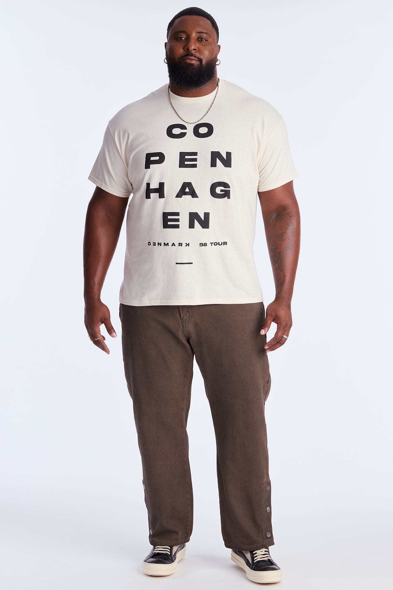 Copenhagen Tour Short Sleeve Tee - Natural