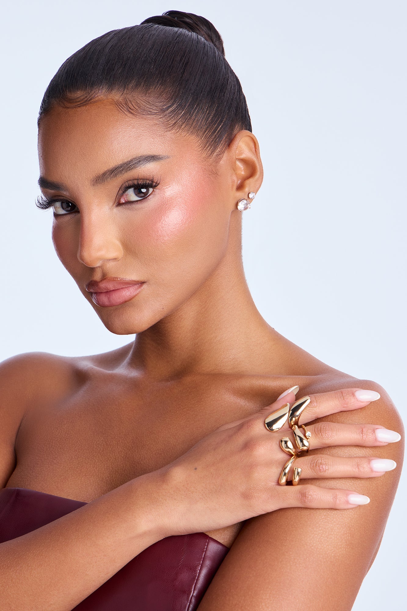 Wonder 3 Piece Ring Set - Gold