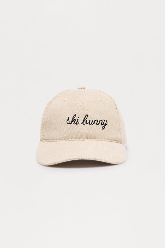 Ski Bunny Baseball Hat - Beige