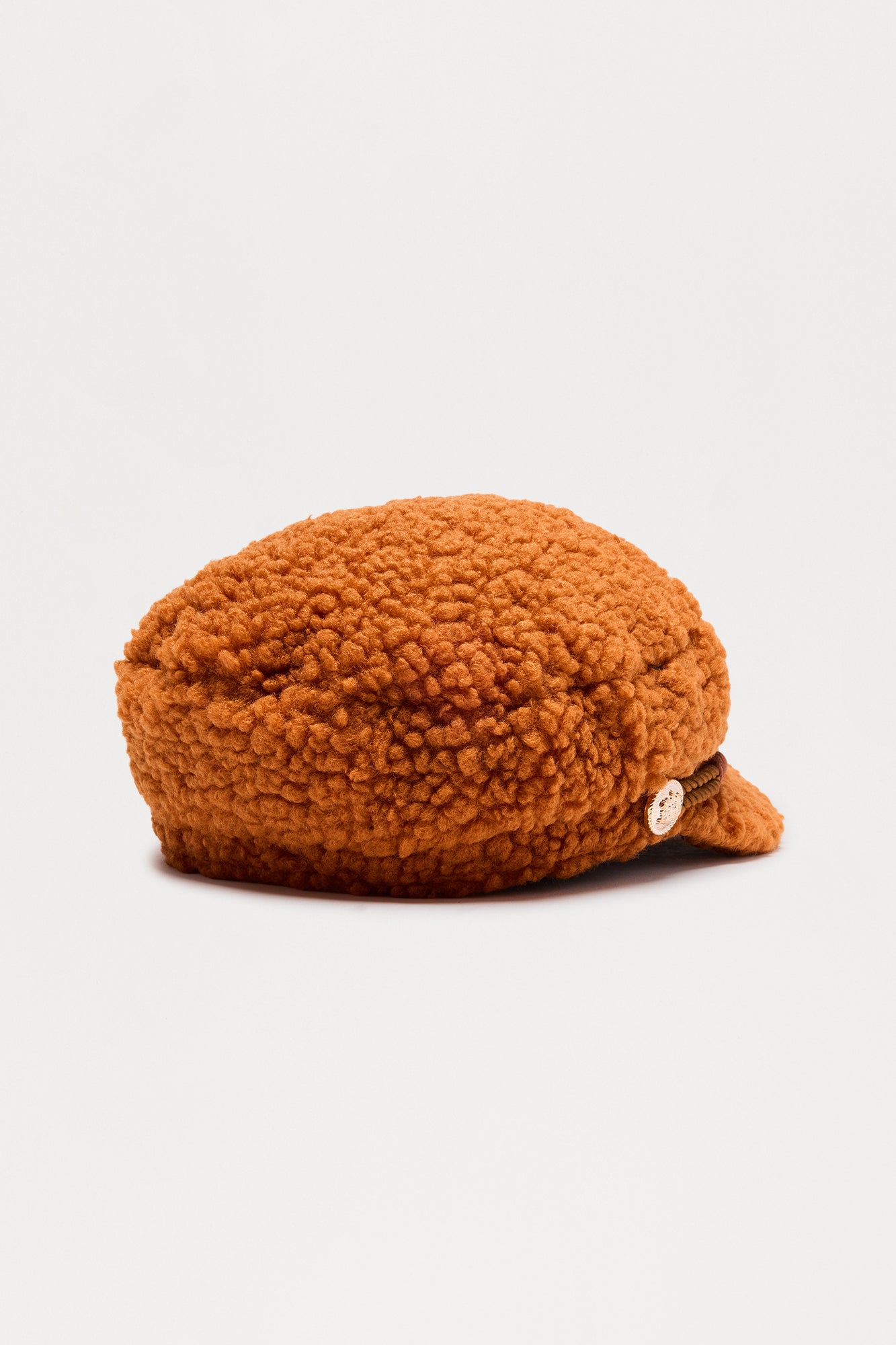 Fav Coffee Shop Sherpa Cabbie Hat - Rust