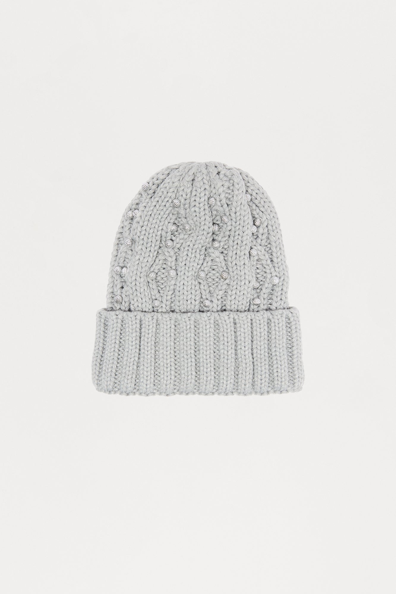 Leave A Little Sparkle Beanie - Grey
