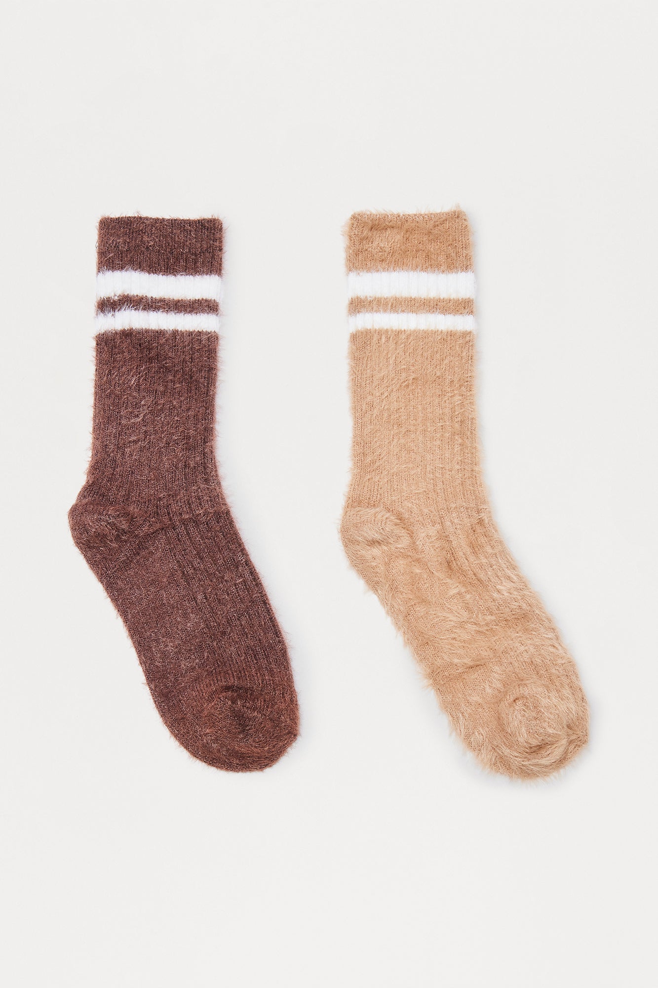 Ready Go 2 Pack Socks - Brown/combo
