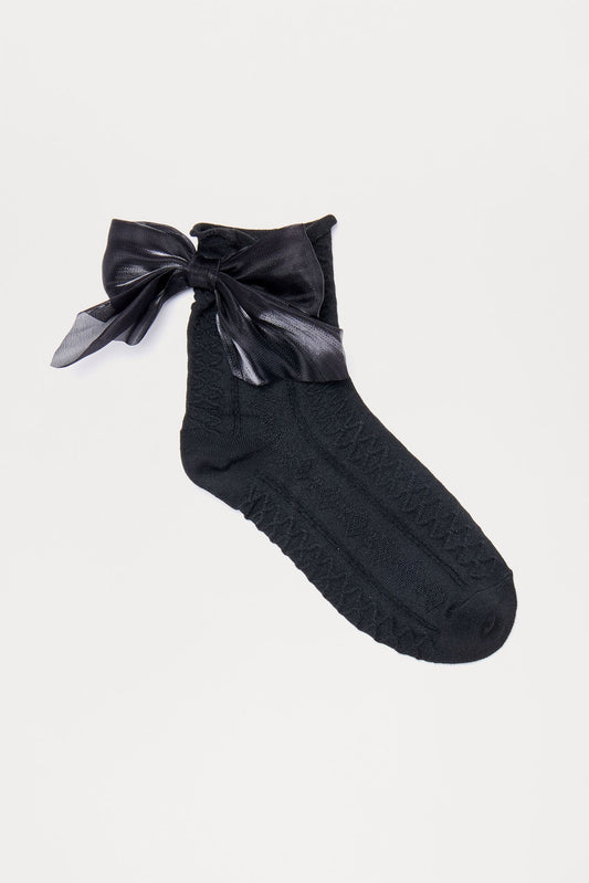 Coquette Cutie Socks - Black