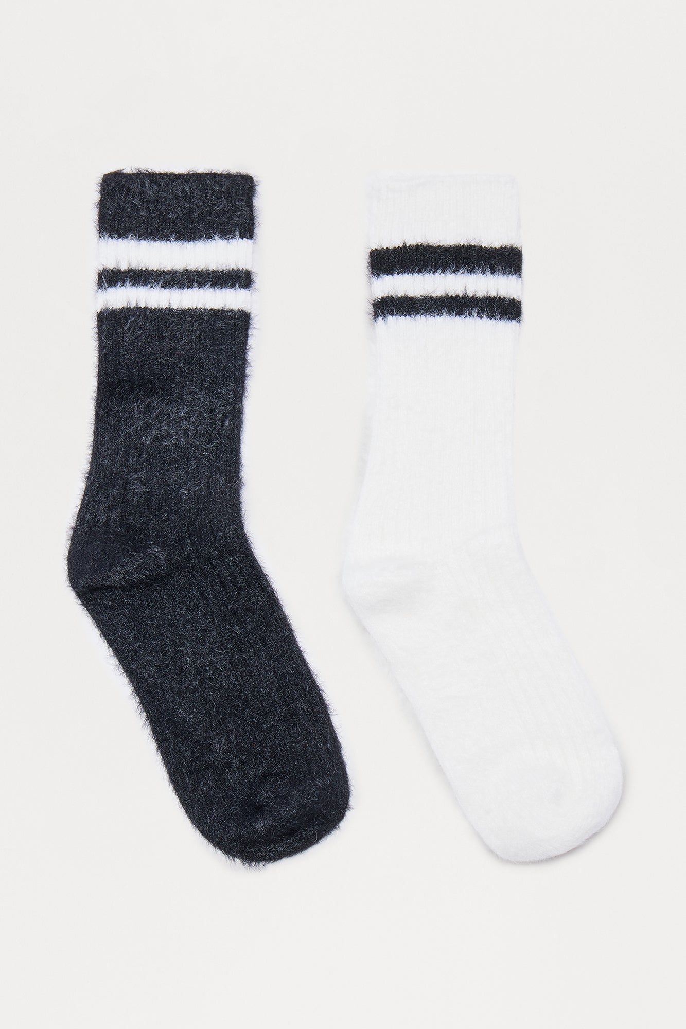Ready Go 2 Pack Socks - Black/White