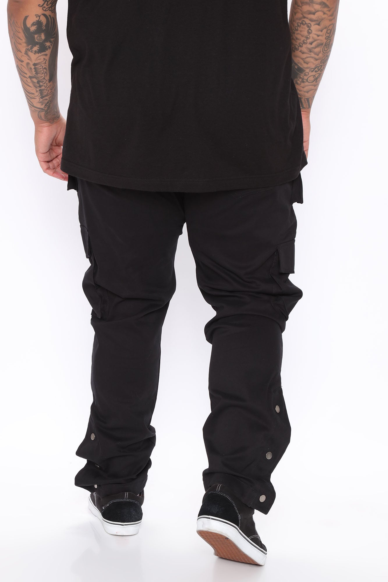 Worker Slim Cargo Pants - Black