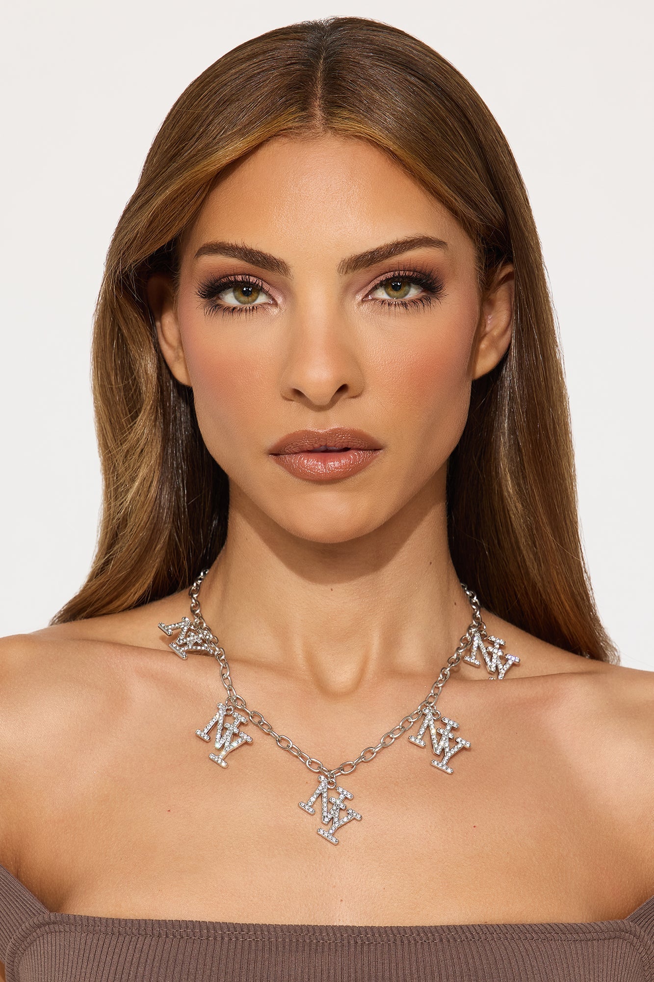 NY Pride Charm Necklace - Silver