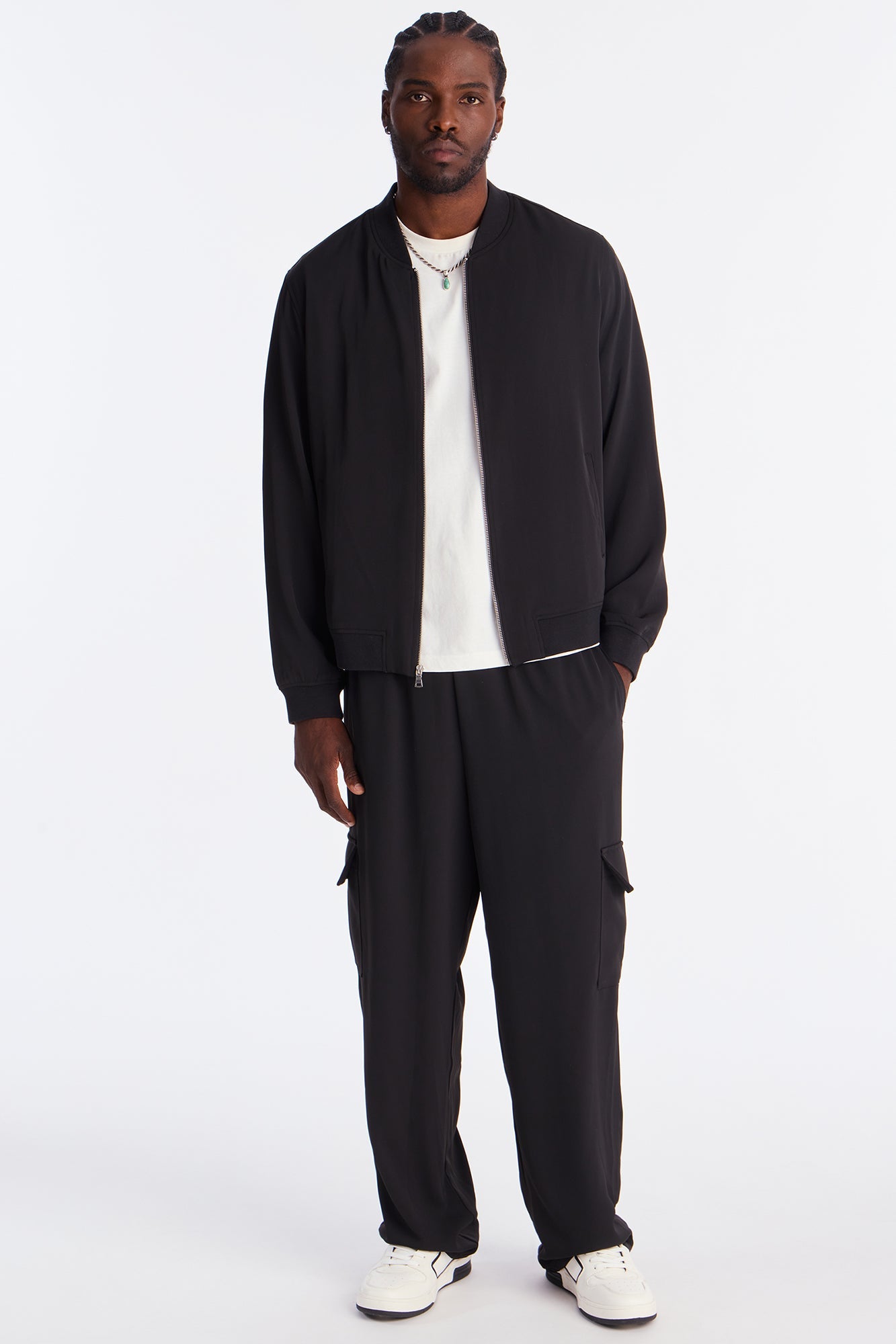 Baggy Daemon Tech Cargo Pant - Black