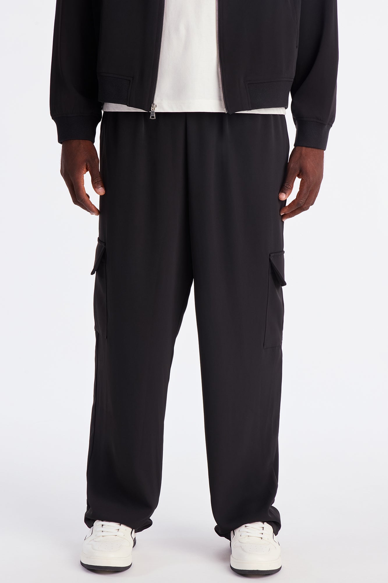 Baggy Daemon Tech Cargo Pant - Black