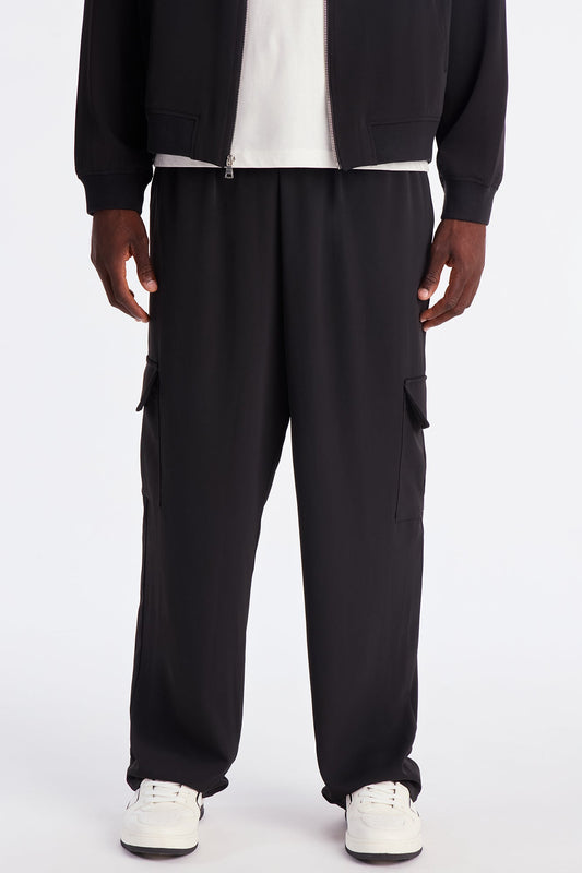 Baggy Daemon Tech Cargo Pant - Black