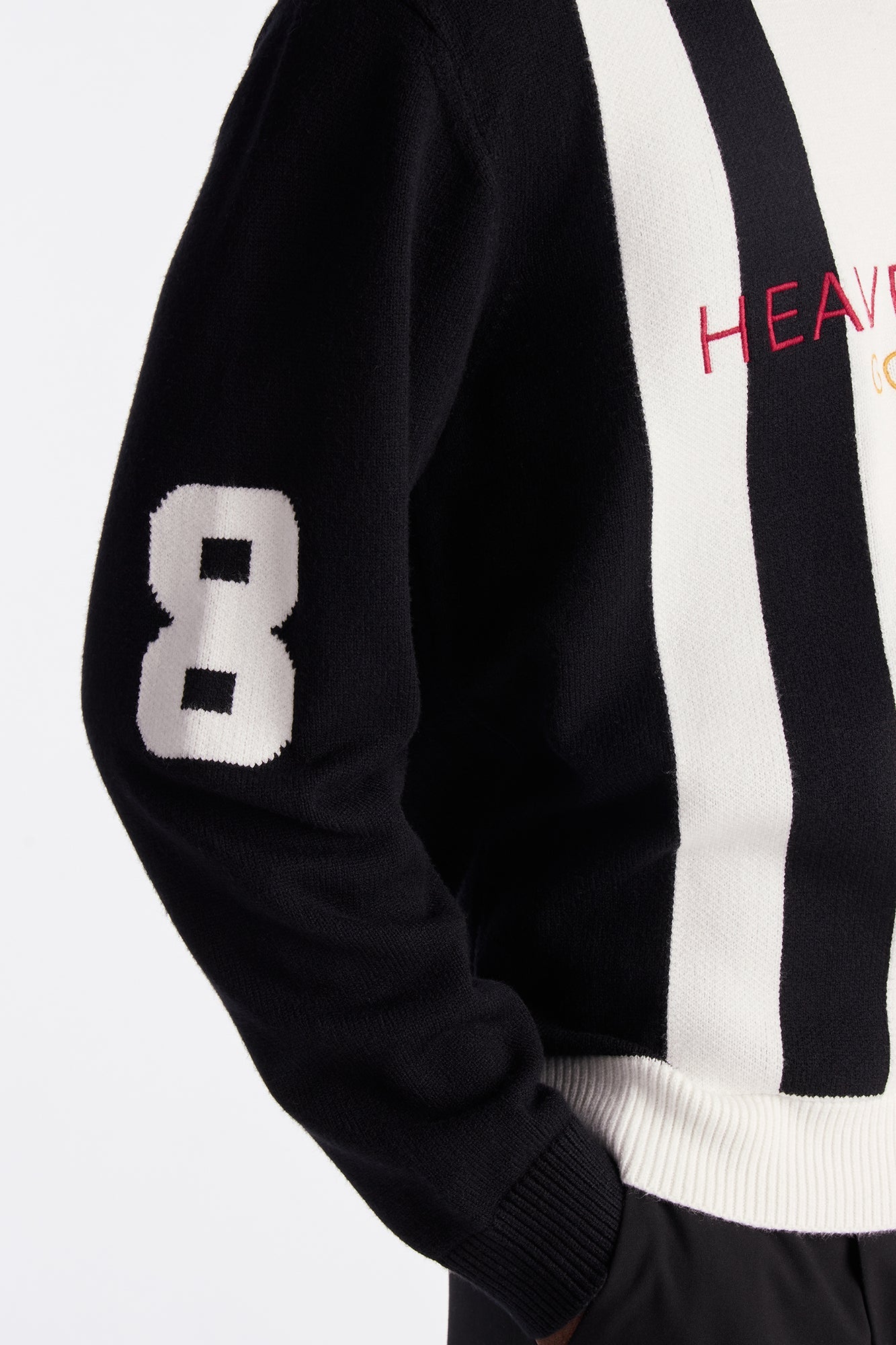 Distant Daydream Vneck Sweater - Off White/combo