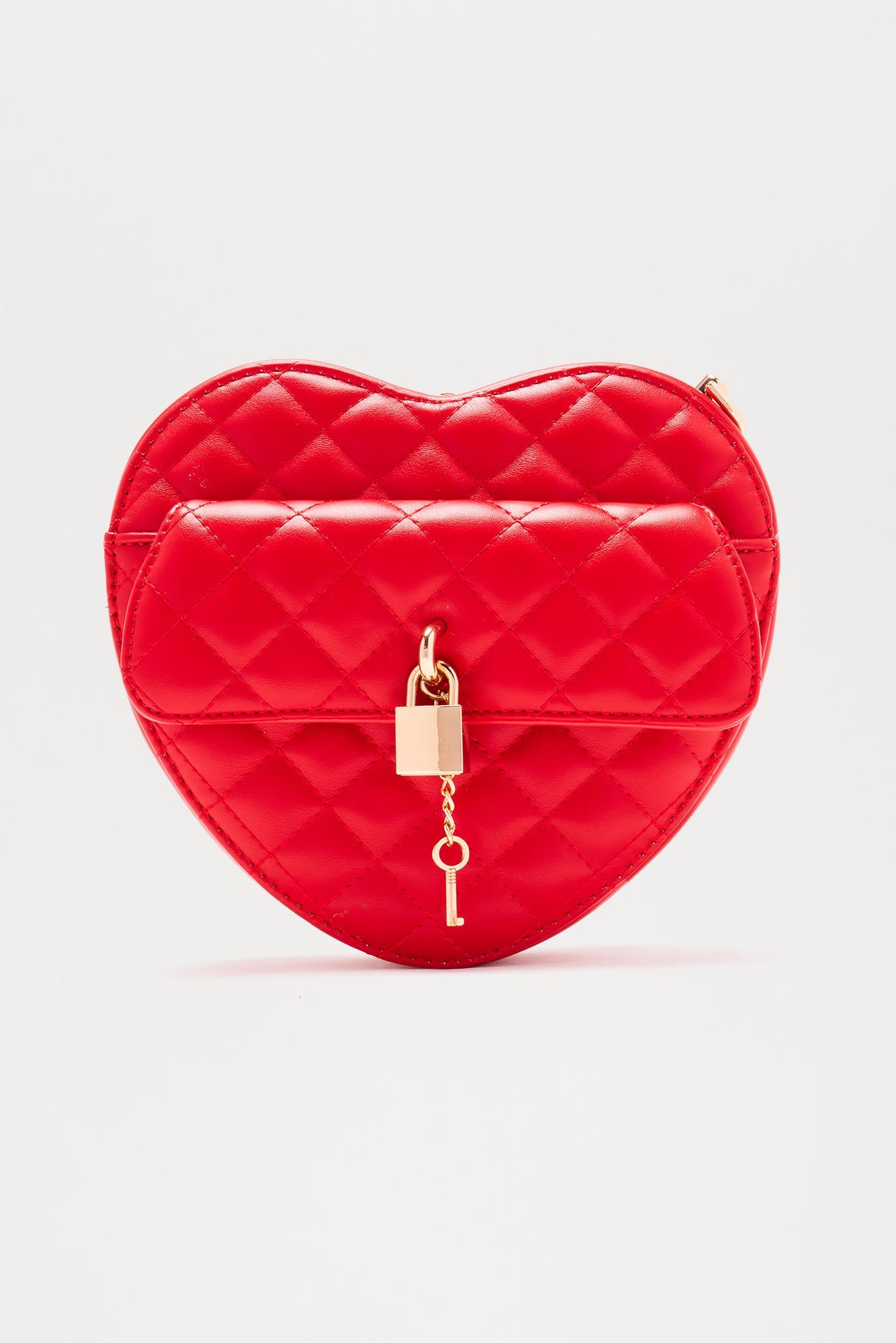 Key To My Heart Crossbody Bag - Red