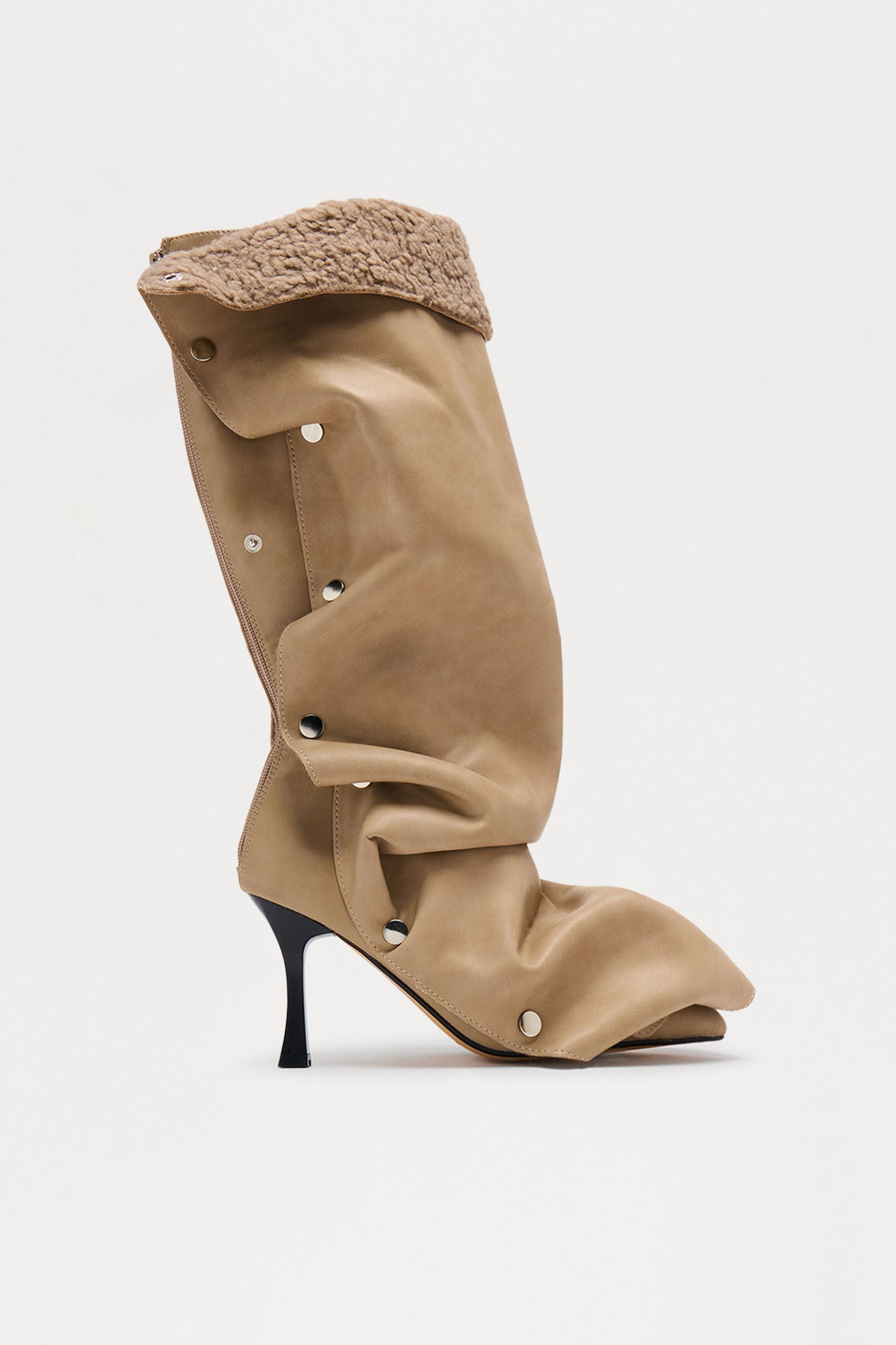 Slade Sherpa Overlay Boots - Grey