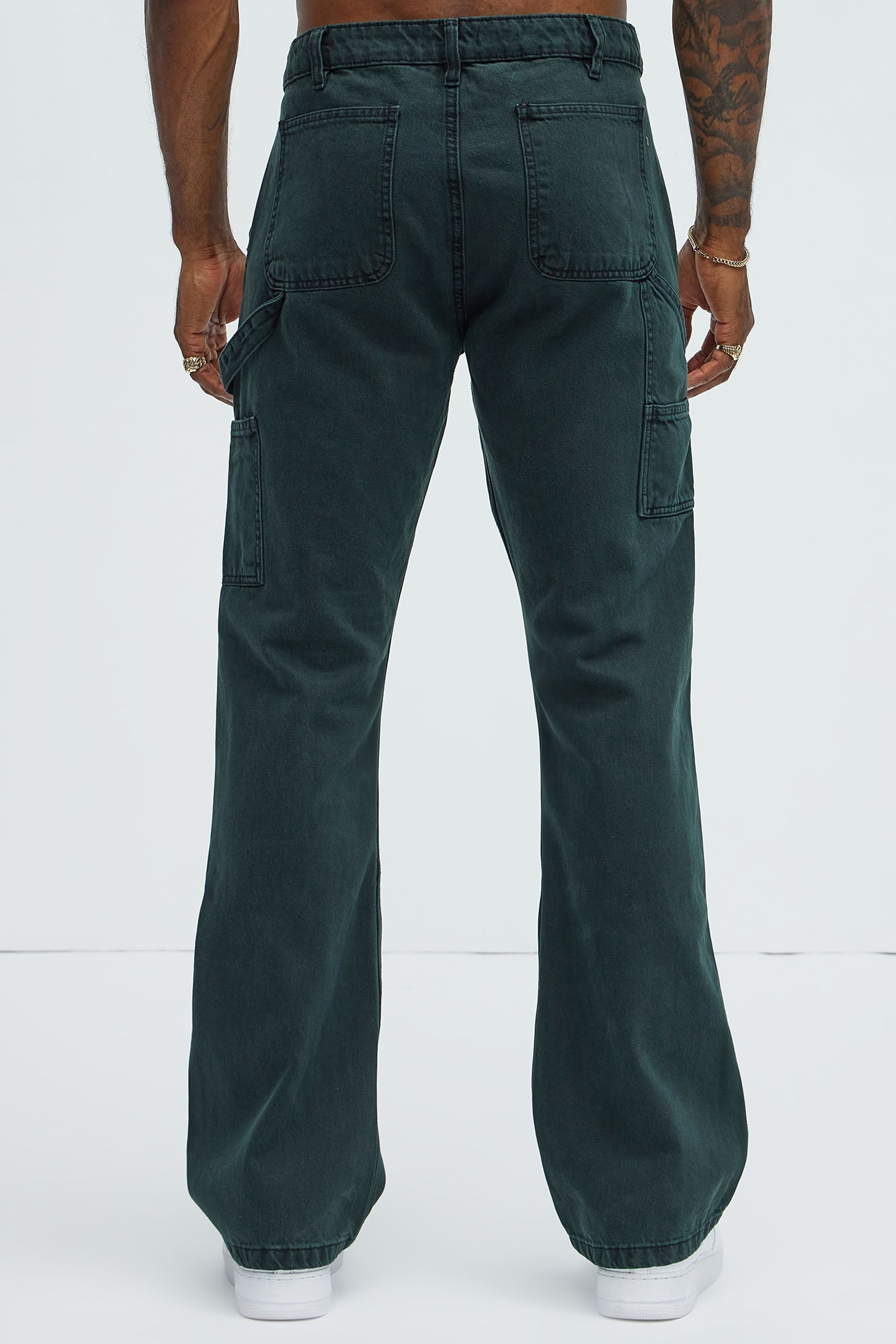 Conner Carpenter Flare Jeans - Green
