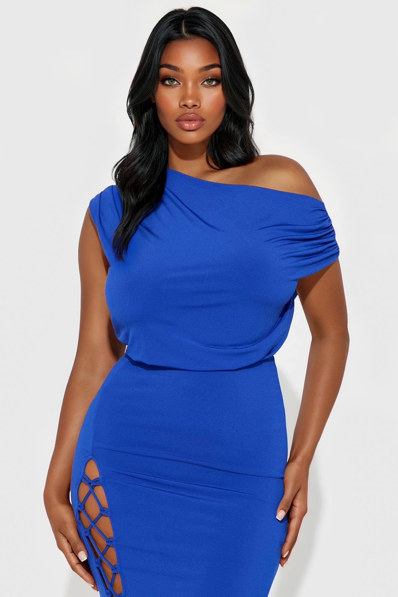 She's a Vision Maxi Dress - Royal