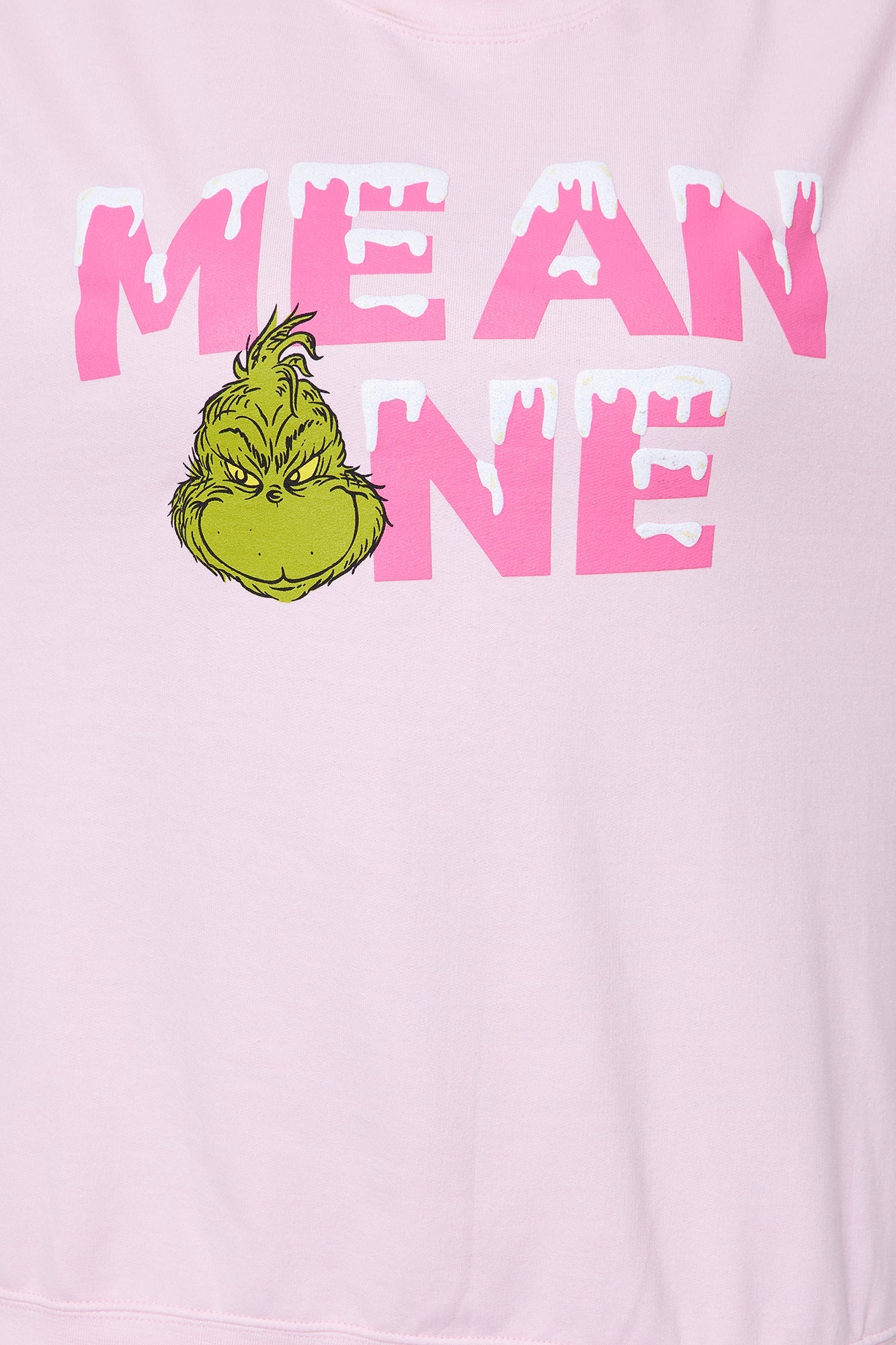 The Grinch You're A Mean One Sweatshirt - Pink