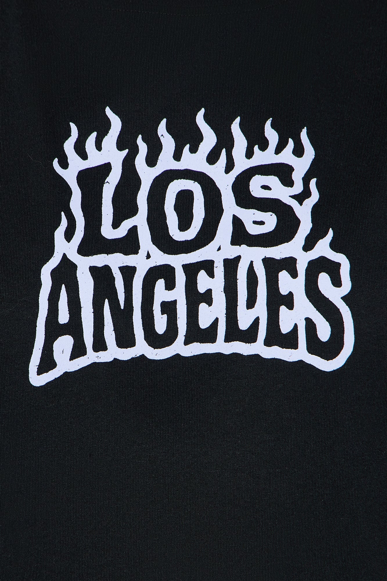 Los Angeles Heat Oversize Tshirt - Black