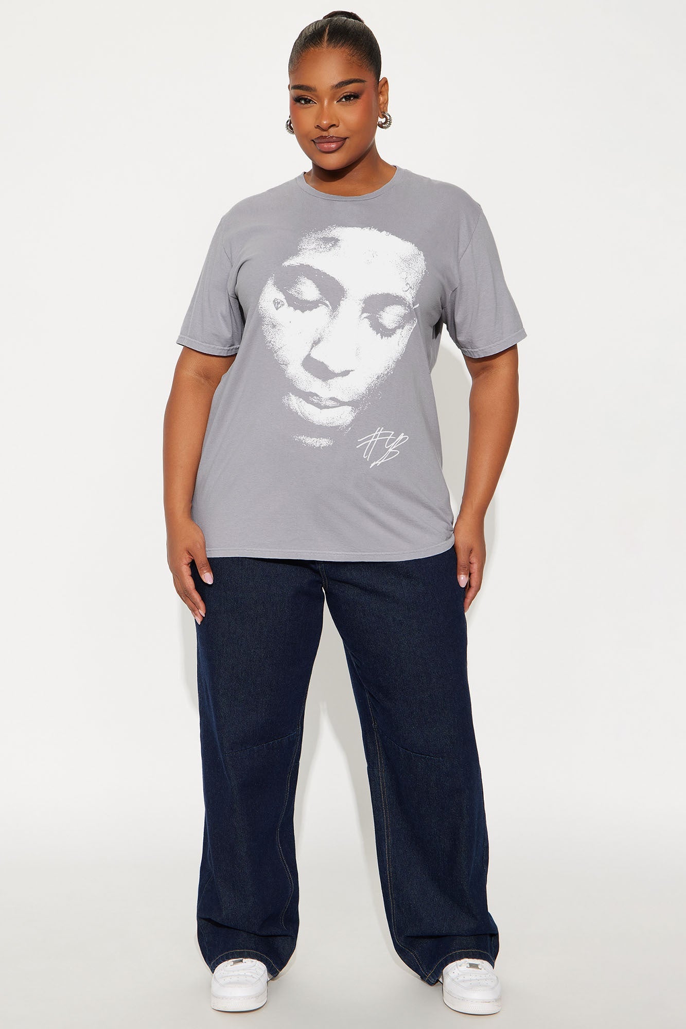 YoungBoy Energy Oversized Tee - Grey