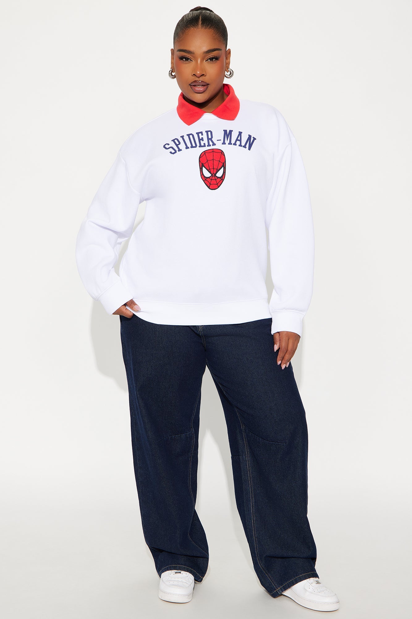 Your Friendly Neighborhood Spider Man Top - White