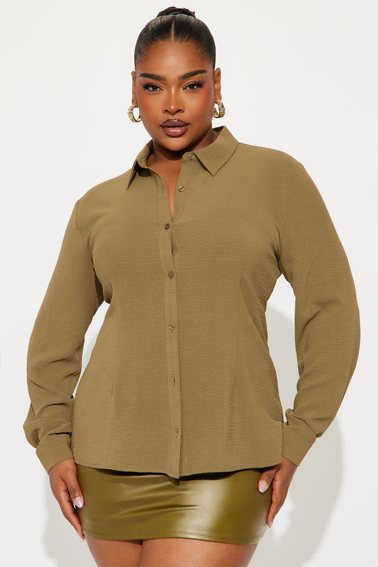 Sweet Escape Airflow Shirt - Olive