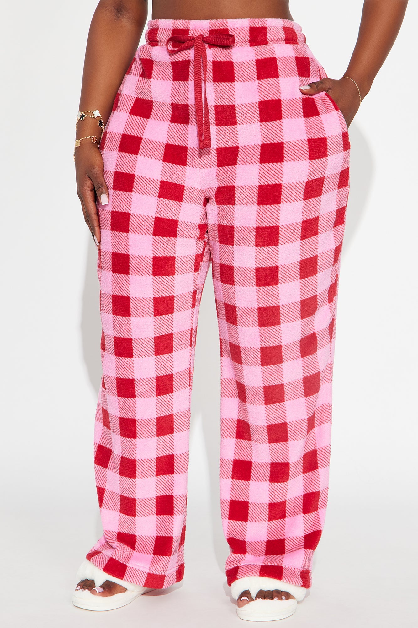 Cozy Moments Plush PJ Pants - Pink