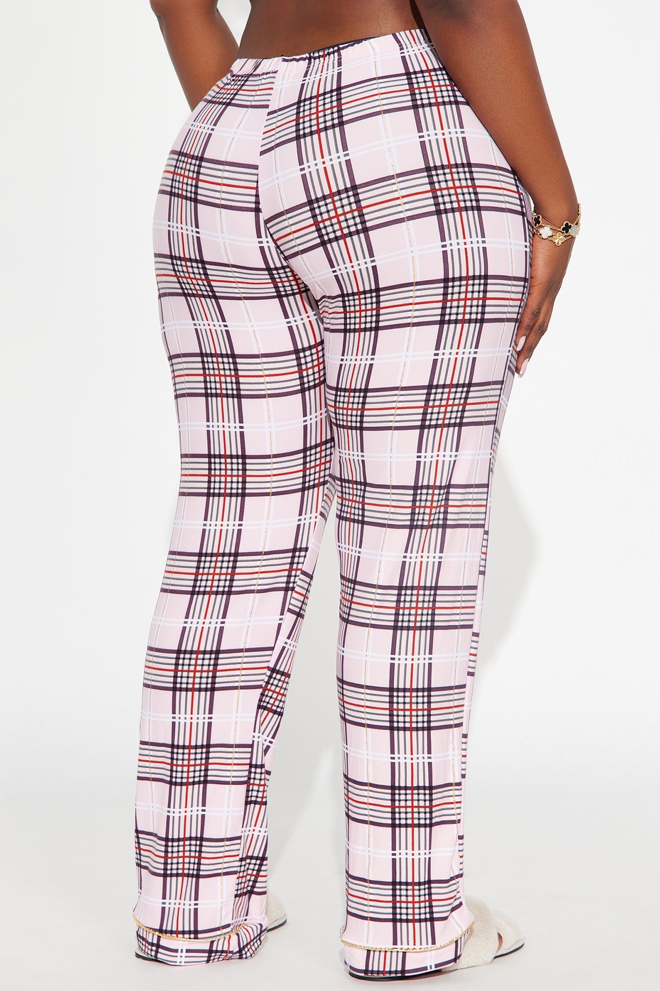 Cozy Cutie Glitter PJ Pants - Pink/combo