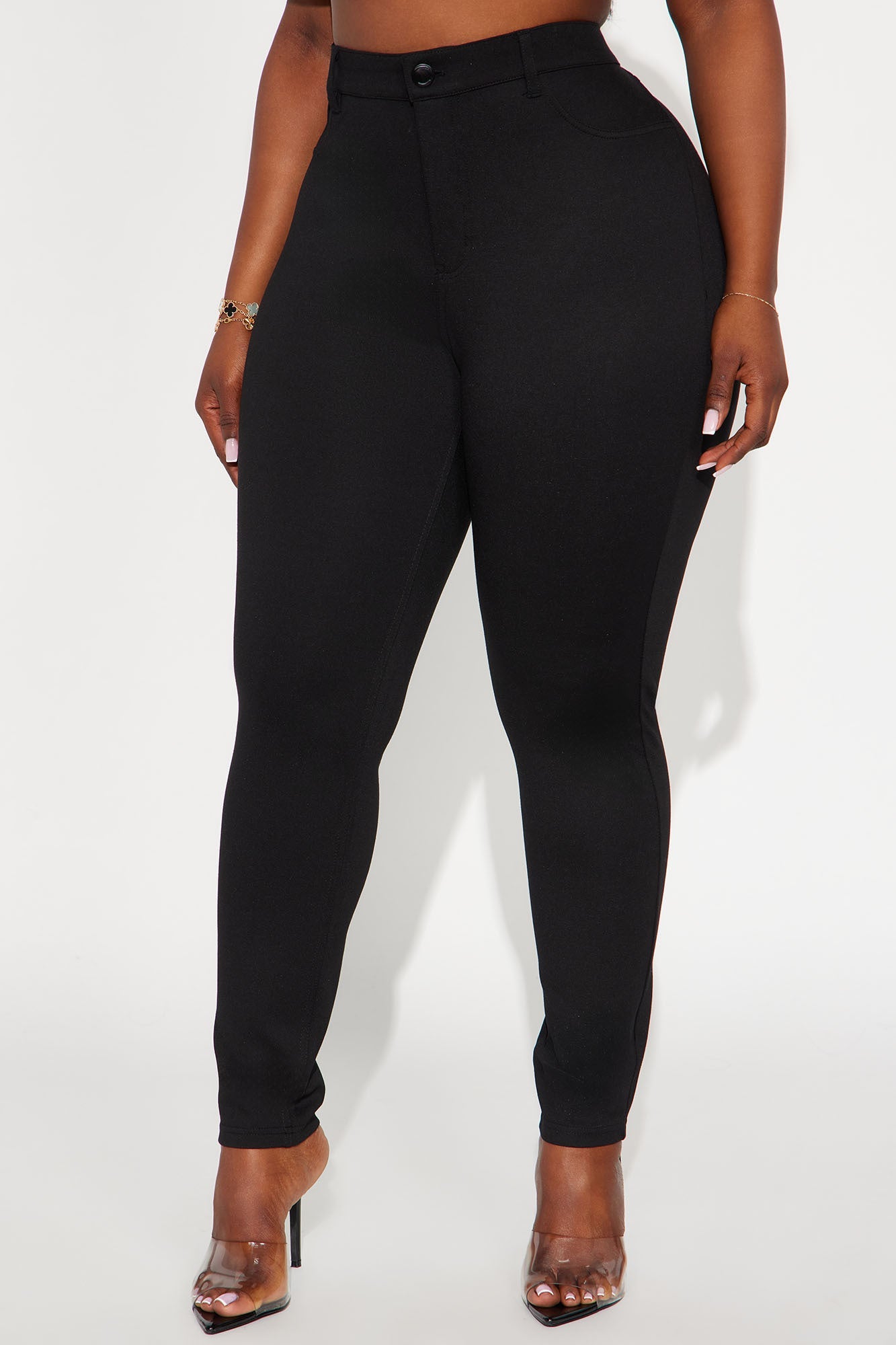 Ivy Prime Ponte Skinny Pant 29″ - Black