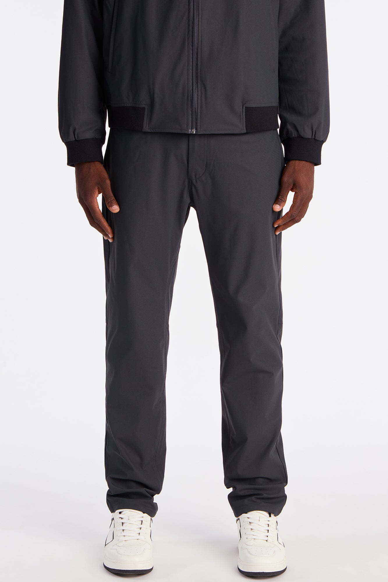 Slim Cedric Stretch Pant - Charcoal