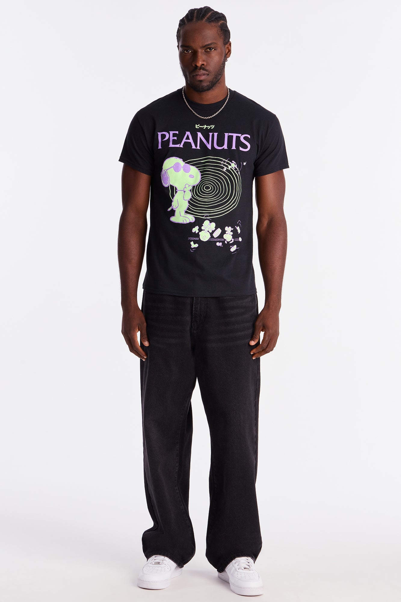 Snoopy Universe Short Sleeve Tee - Black