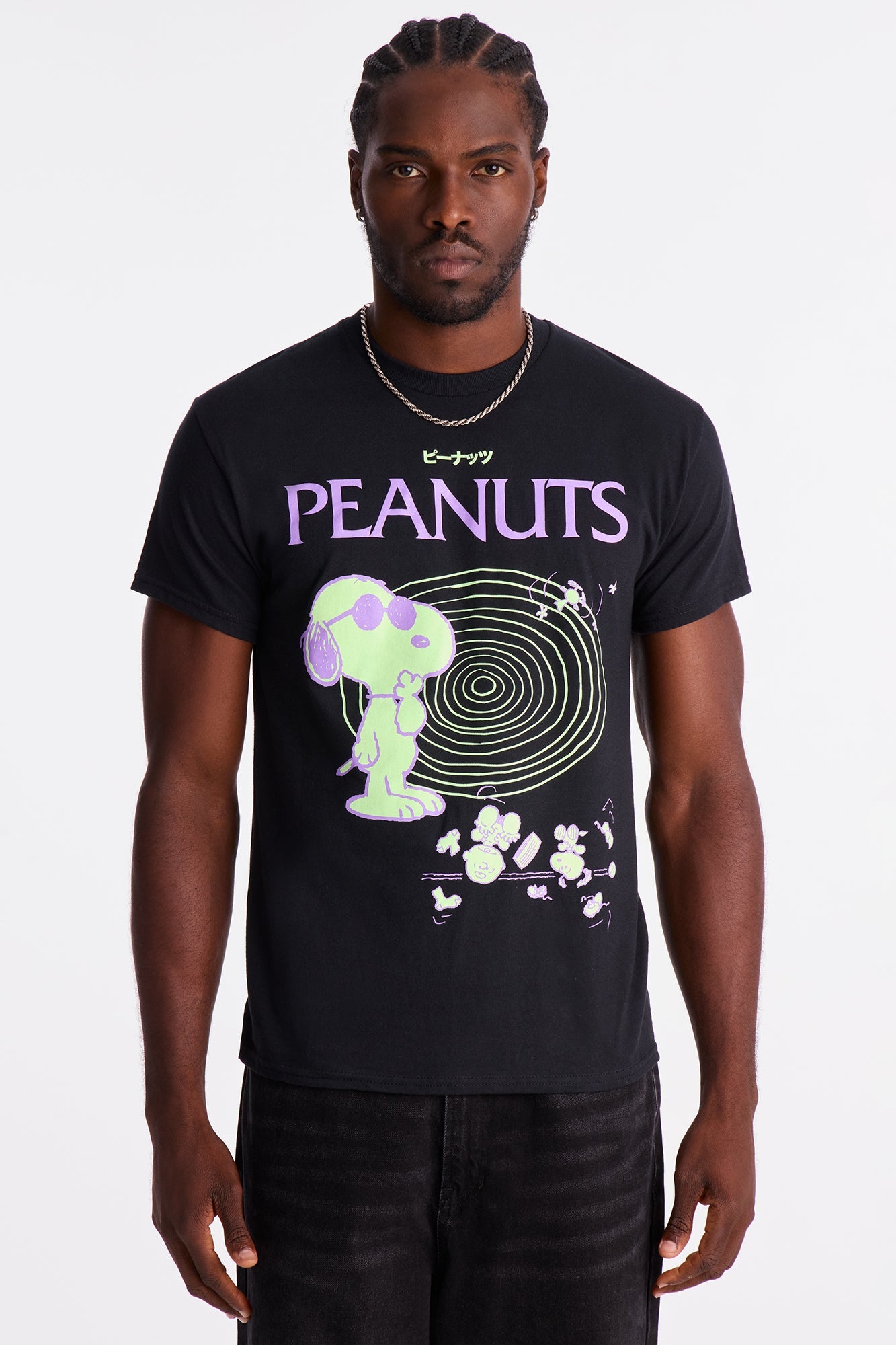 Snoopy Universe Short Sleeve Tee - Black