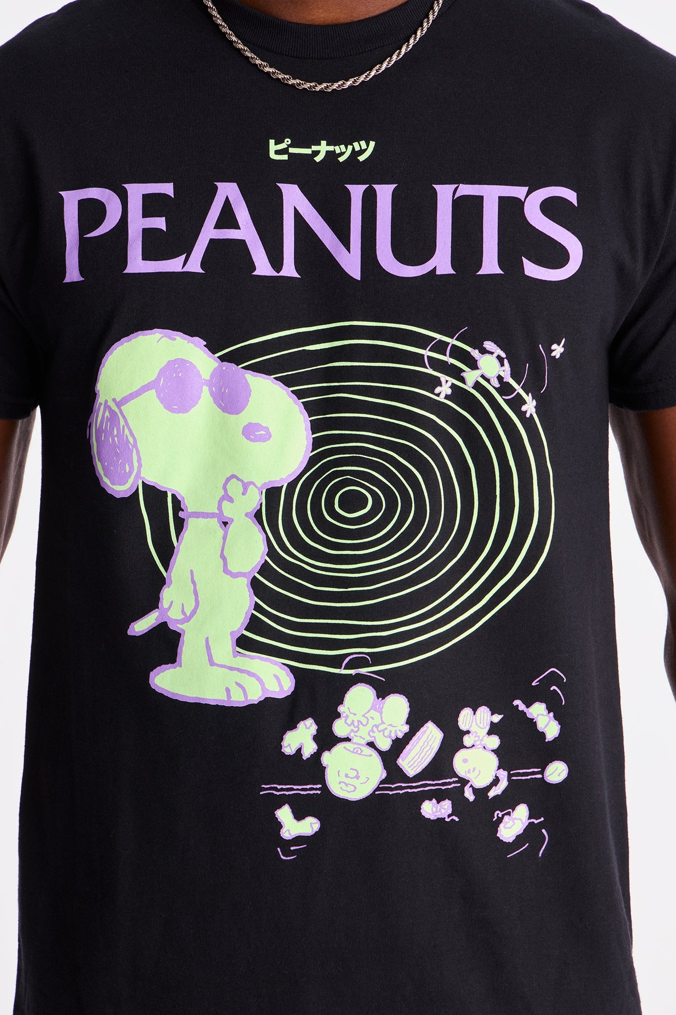 Snoopy Universe Short Sleeve Tee - Black