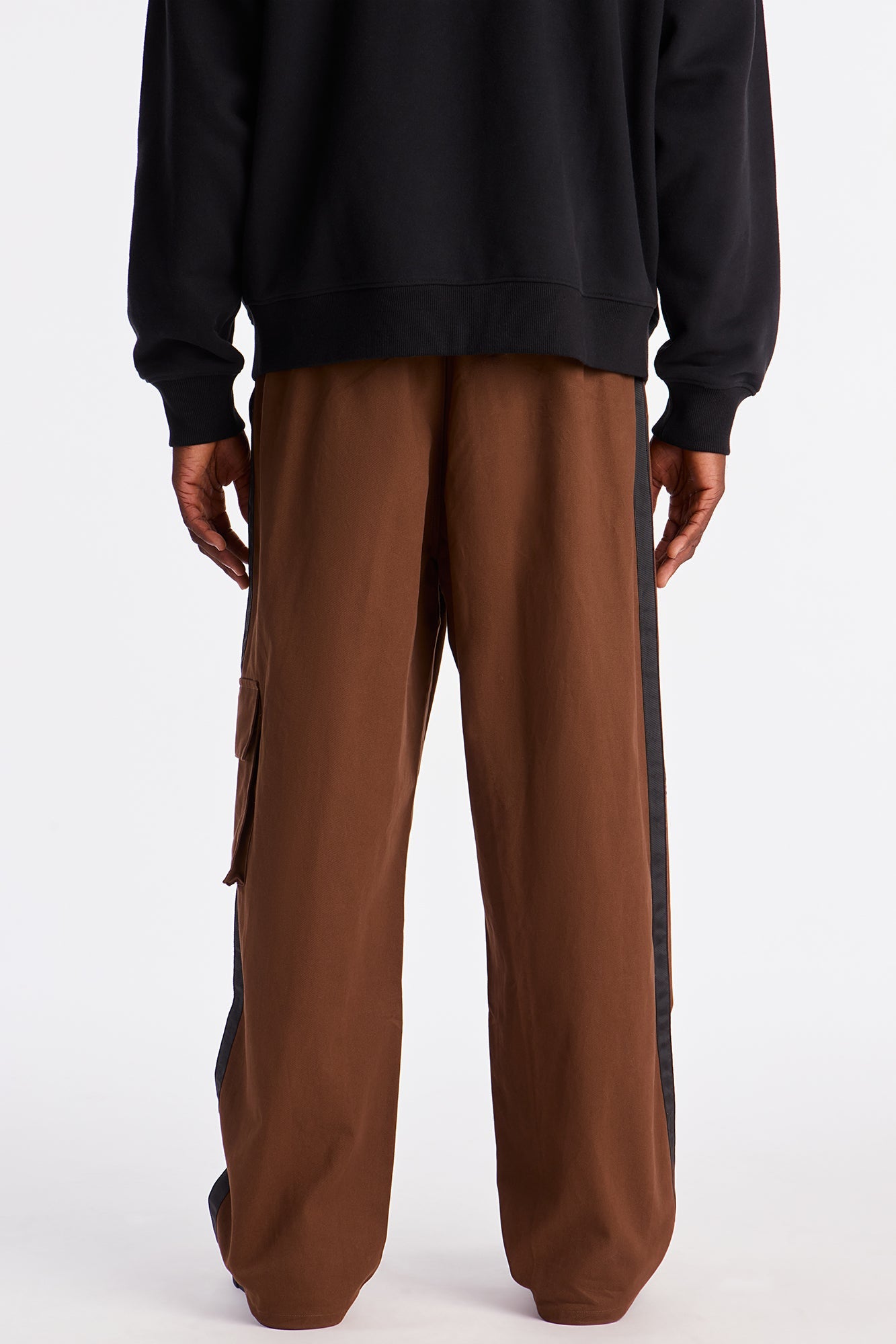Baggy Run It By Track Pant - Brown