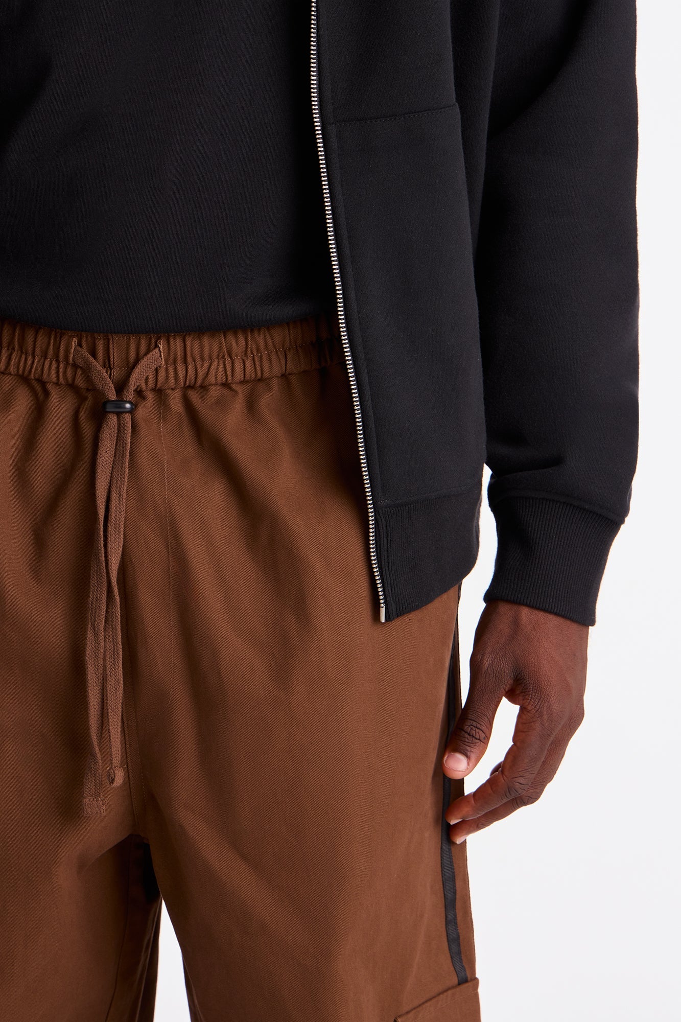 Baggy Run It By Track Pant - Brown