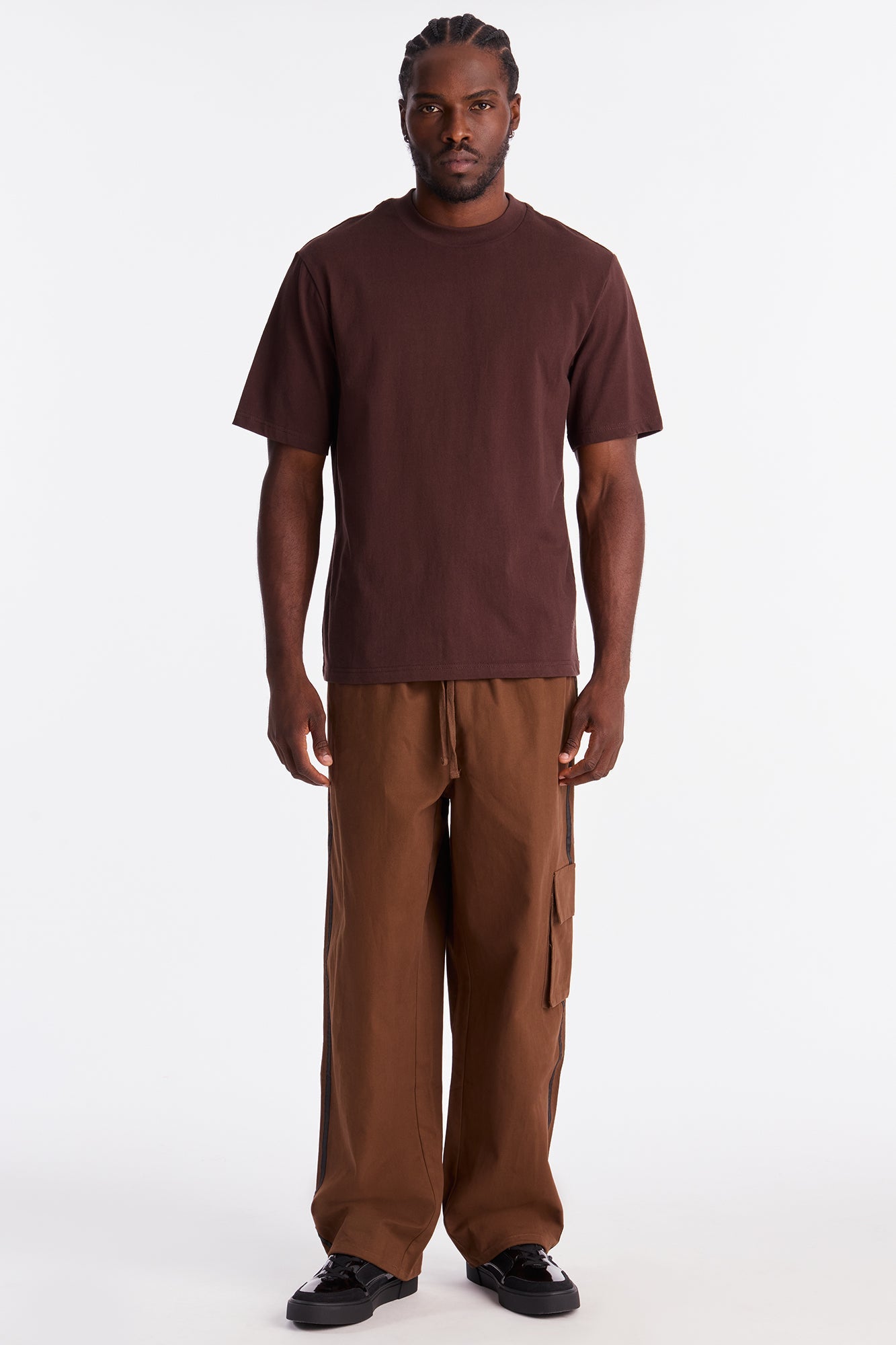 Oversized Heavyweight Tee 240GSM - Chocolate