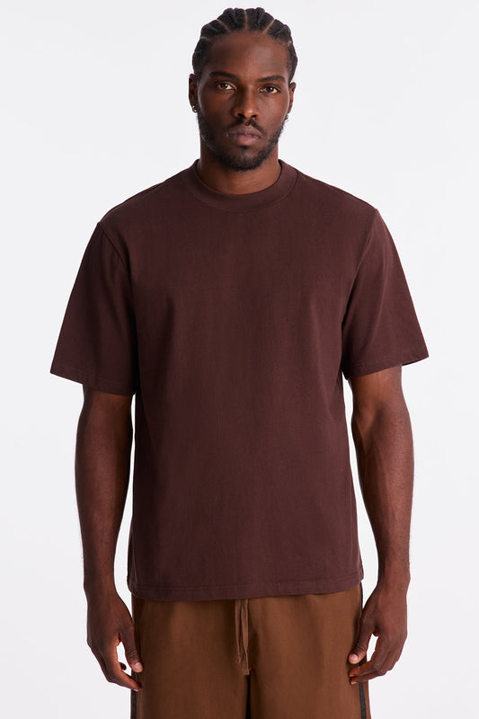 Oversized Heavyweight Tee 240GSM - Chocolate