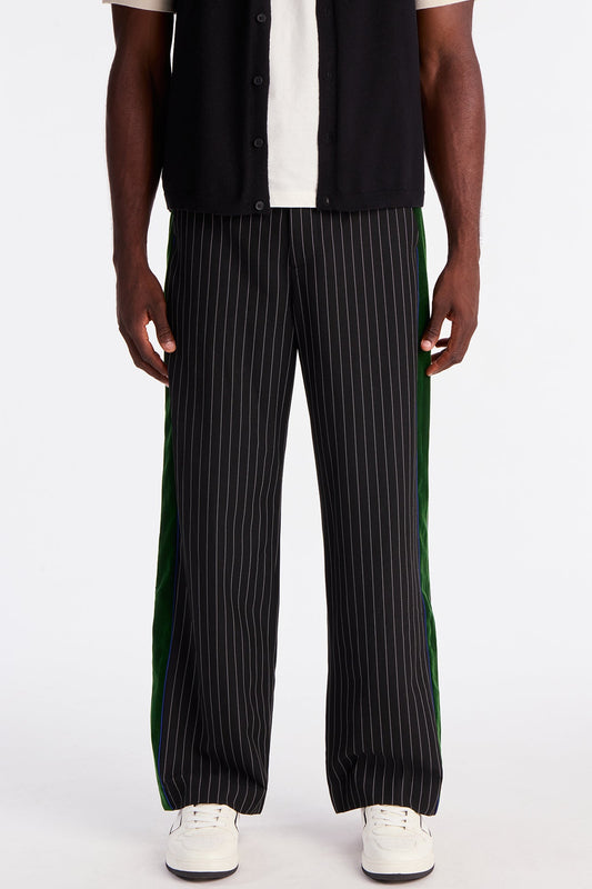 Baggy Elevated Side Stripe Trouser - Black/combo