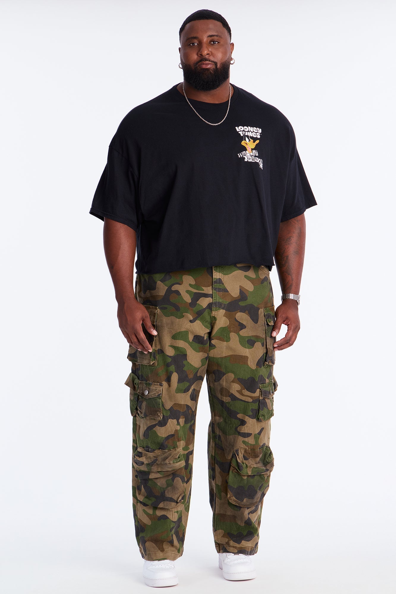 Looney Tunes Wabbit Season Short Sleeve Tee - Black