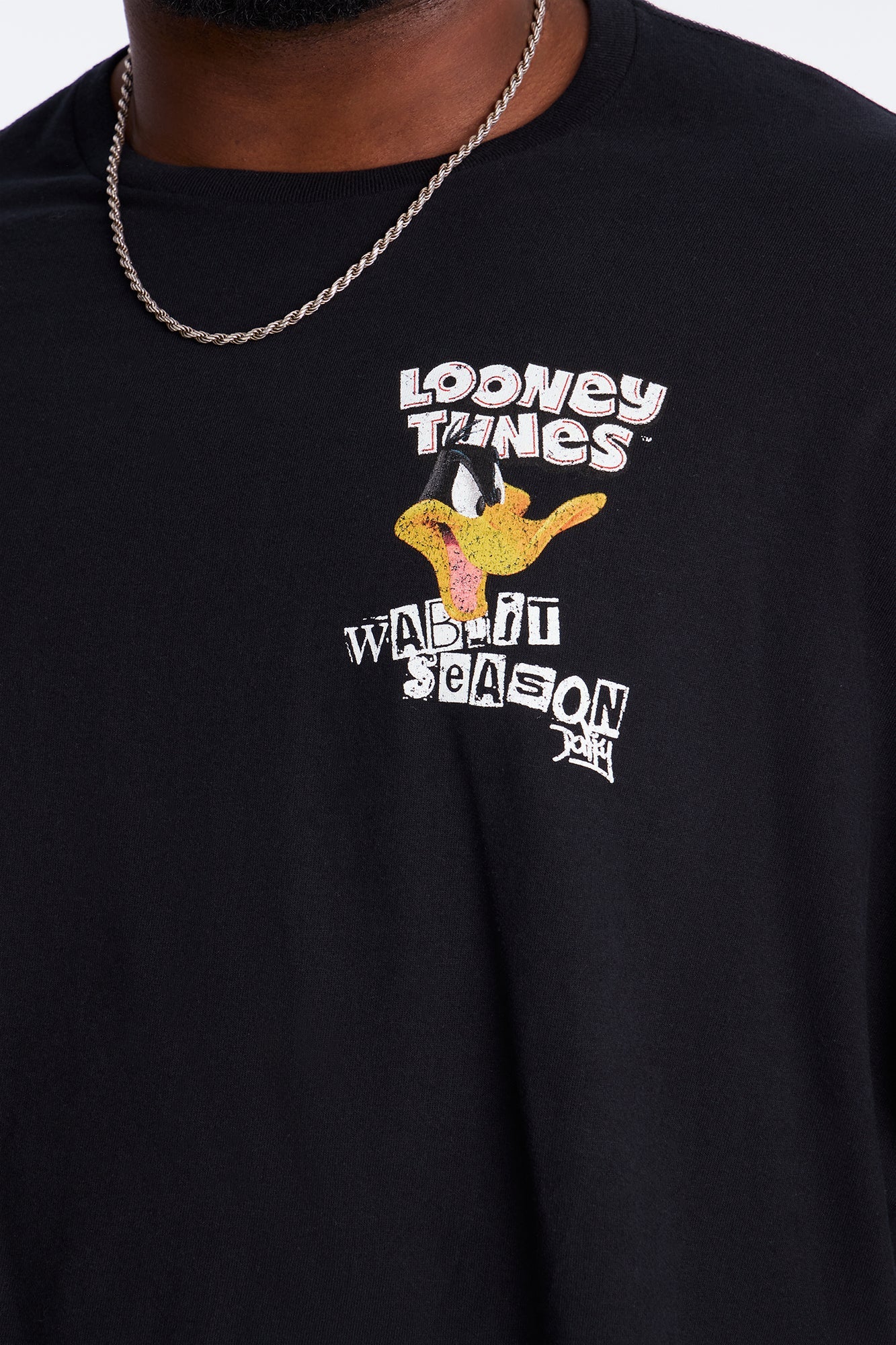 Looney Tunes Wabbit Season Short Sleeve Tee - Black